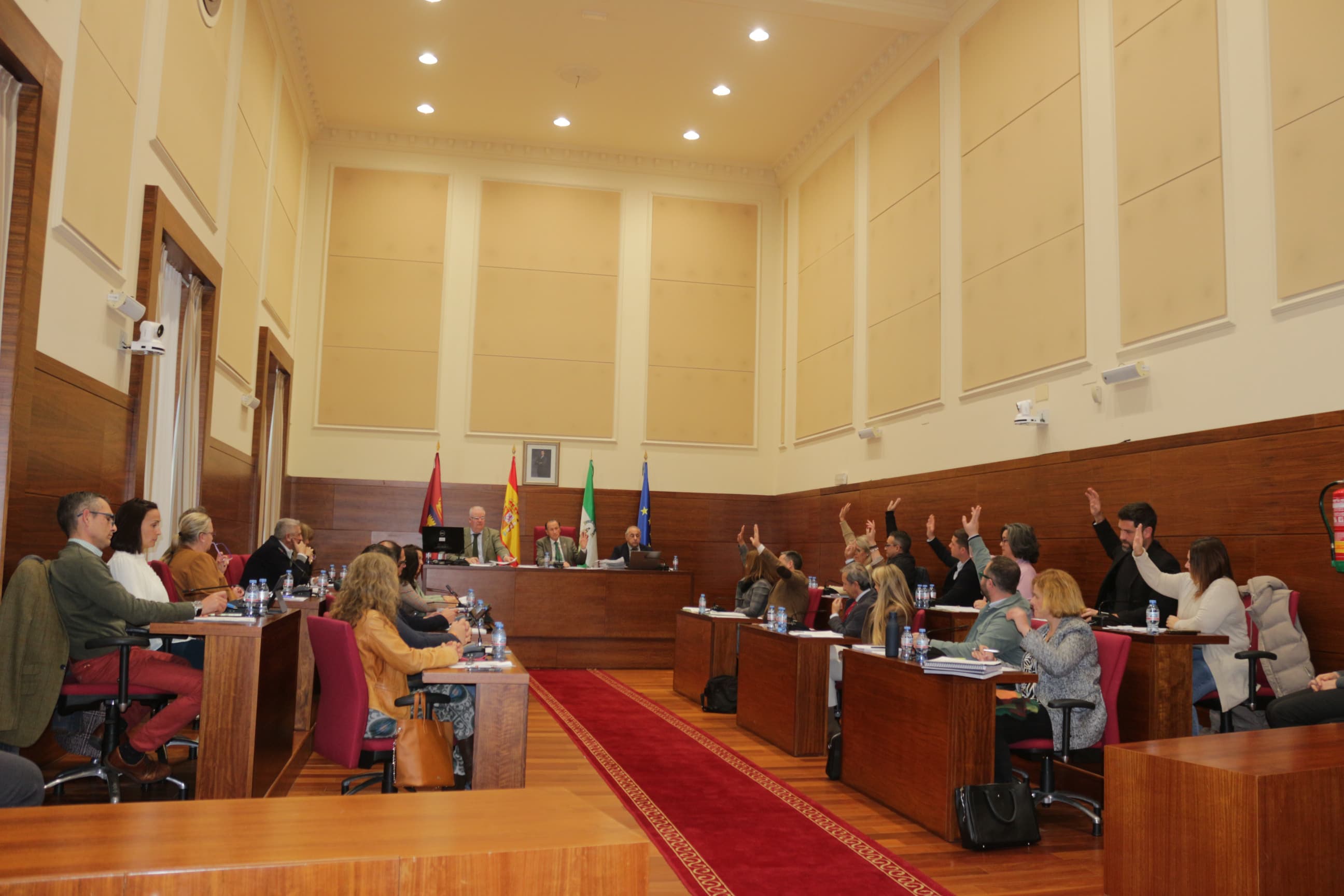 Imagen del pleno celebrado por el Ayuntamiento de Chiclana. 
