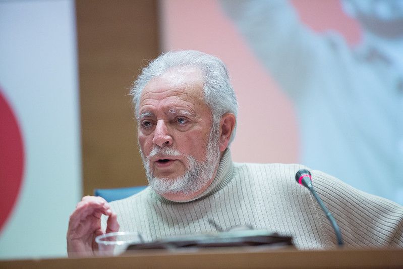 Julio Anguita, en una imagen de febrero de 2108. FOTO: IU