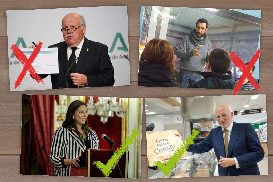 Jesús Aguirre, Juan Franco, Estefanía Brazo y Juan Roig.