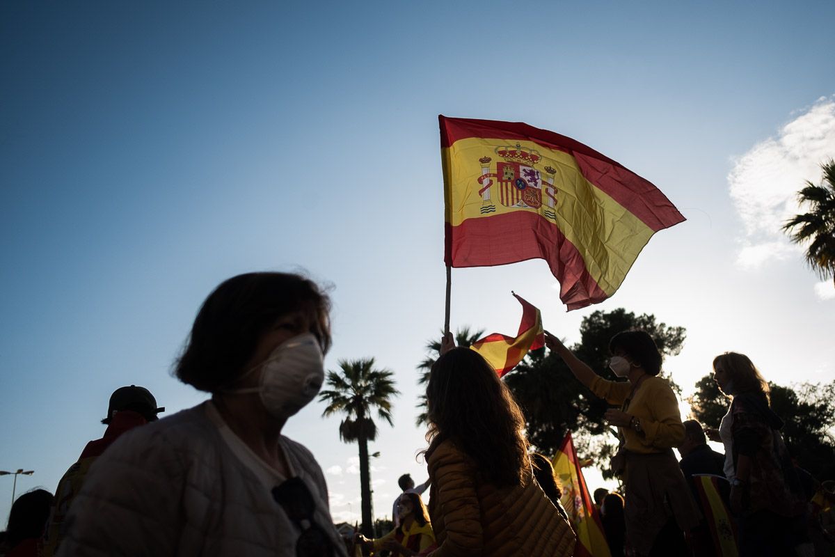 Un momento de una manifestación contra el Gobierno. FOTO: MANU GARCÍA