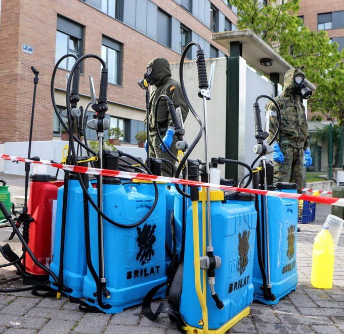 Militares incluidos en la 'Operación Balmis', en una imagen reciente.