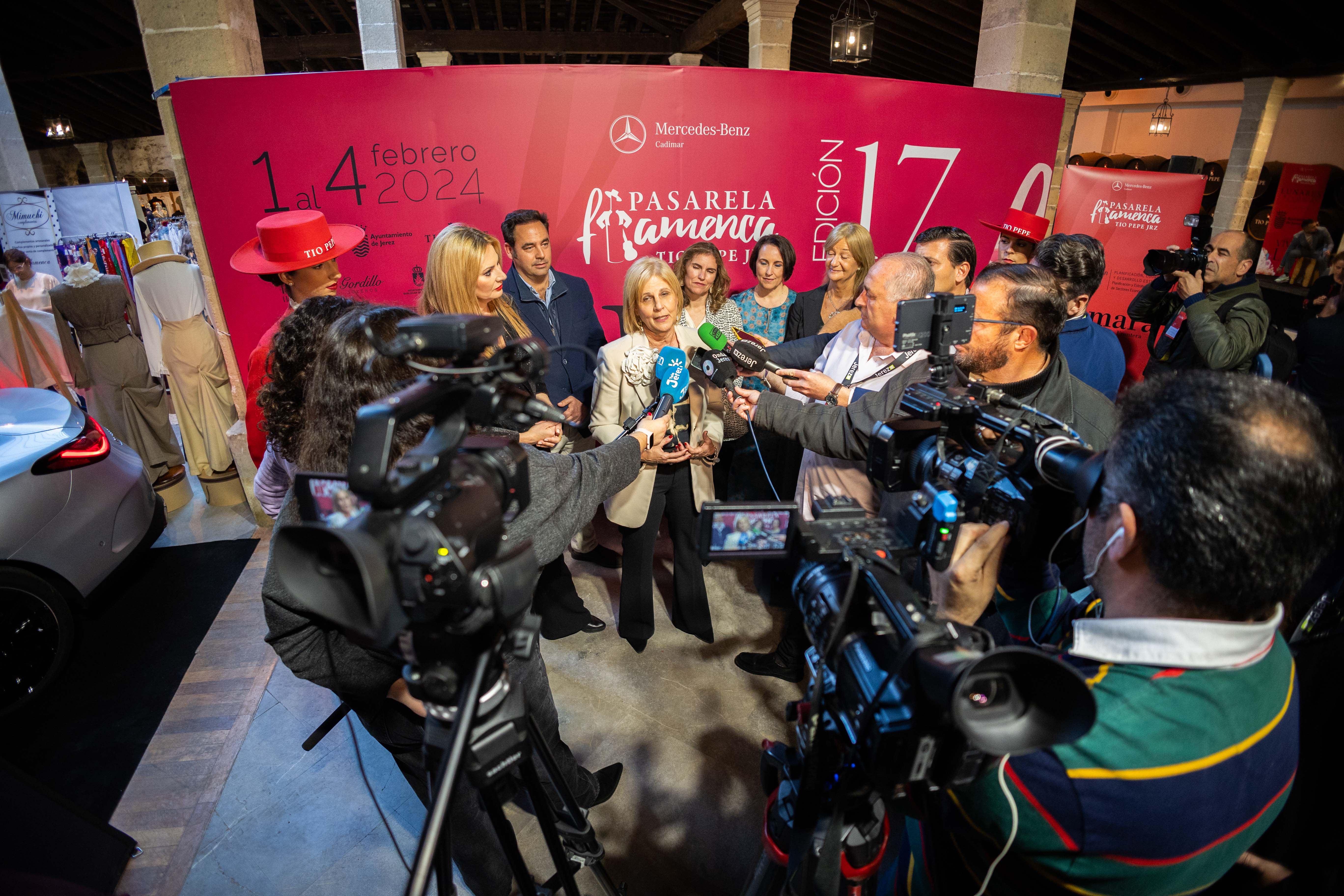 Inauguración de la pasarela flamenca Tío Pepe 2024