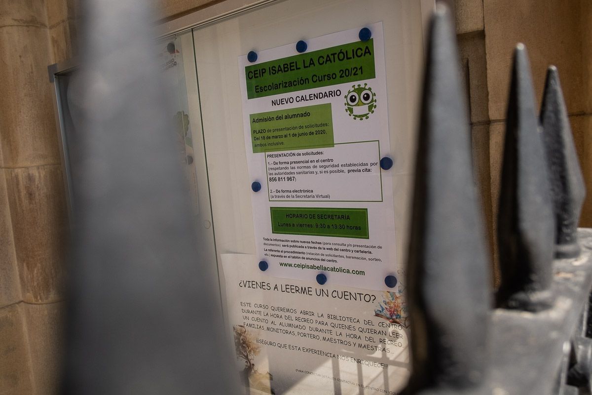 El CEIP Isabel La Católica de Jerez, en una imagen de hace unos meses. FOTO: MANU GARCÍA.