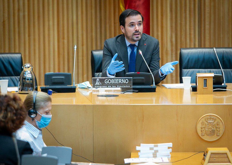 El ministro de Consumo, Alberto Garzón, en una comparecencia reciente.