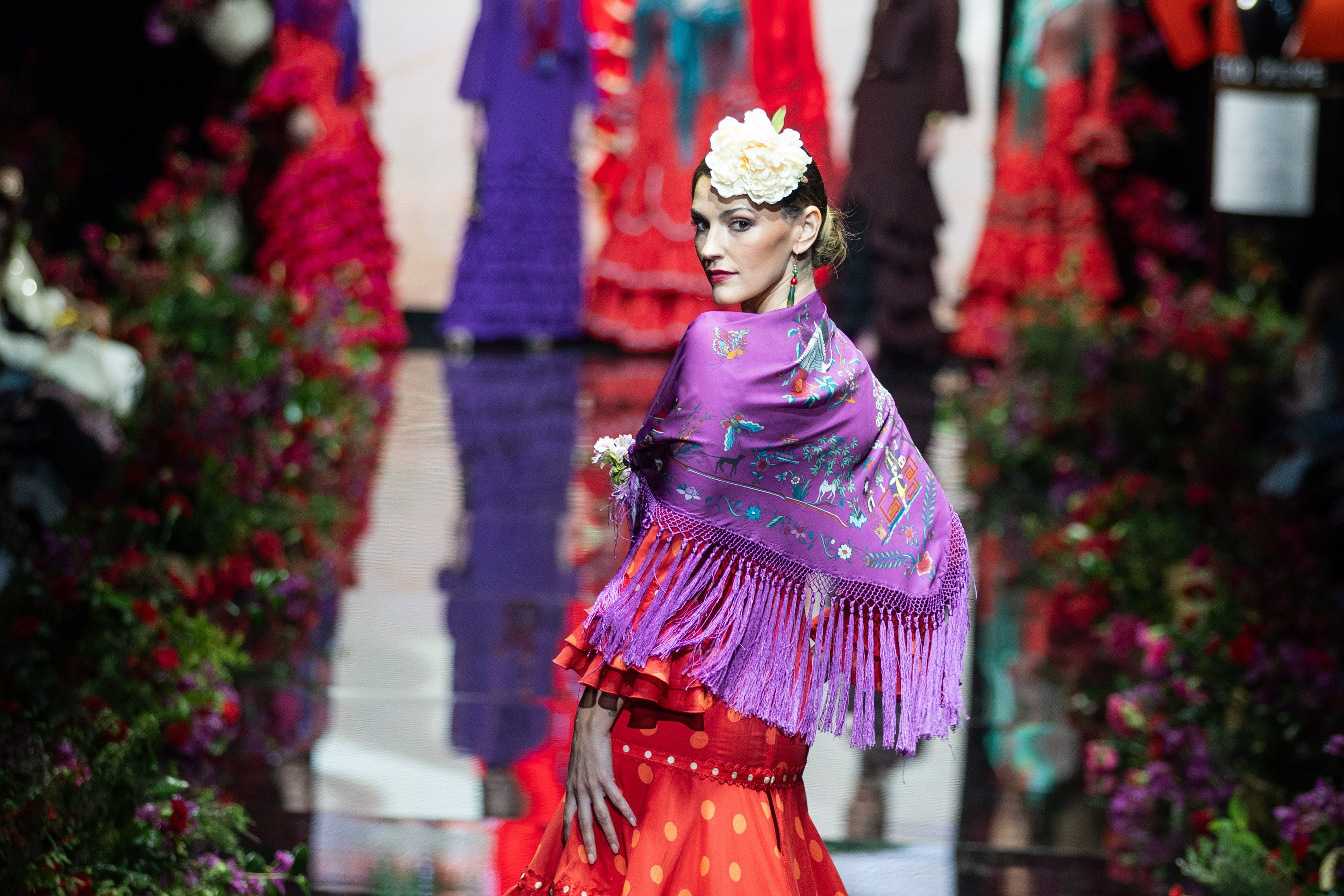 Delia Núñez con 'María Farolillo'