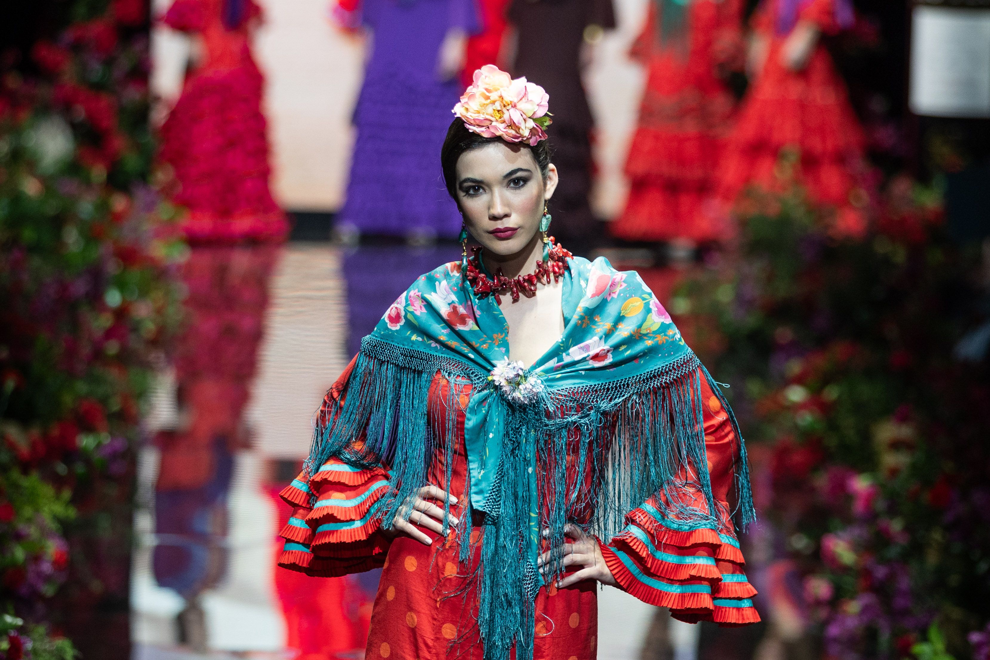 Delia Núñez con 'María Farolillo'