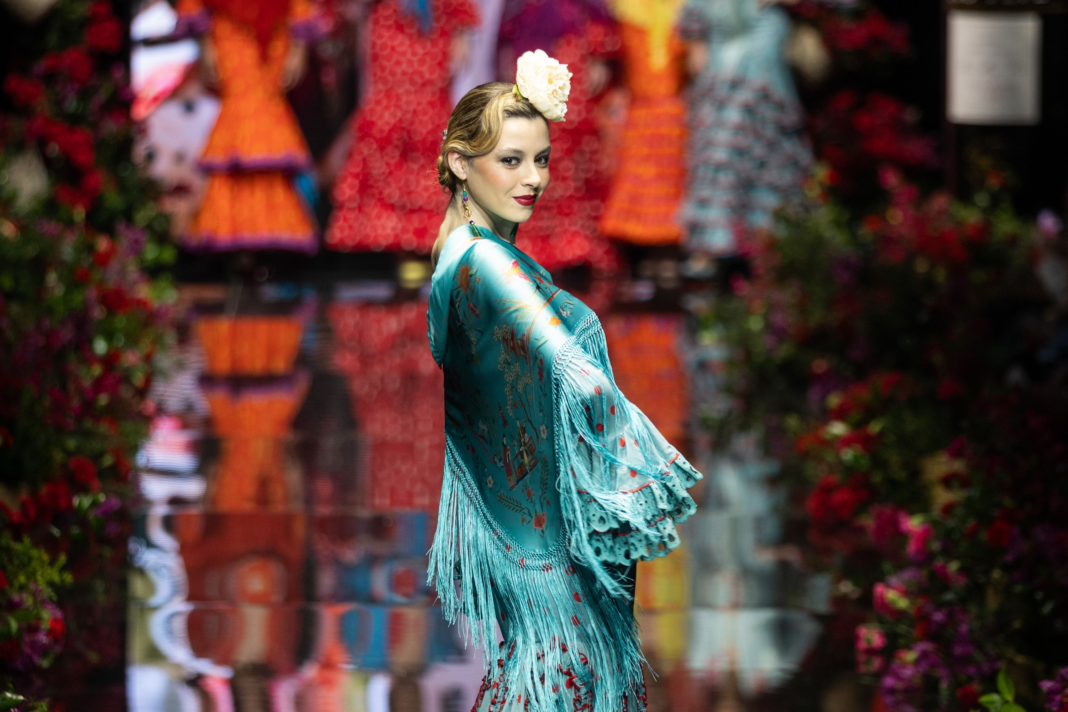 Delia Núñez con 'María Farolillo'