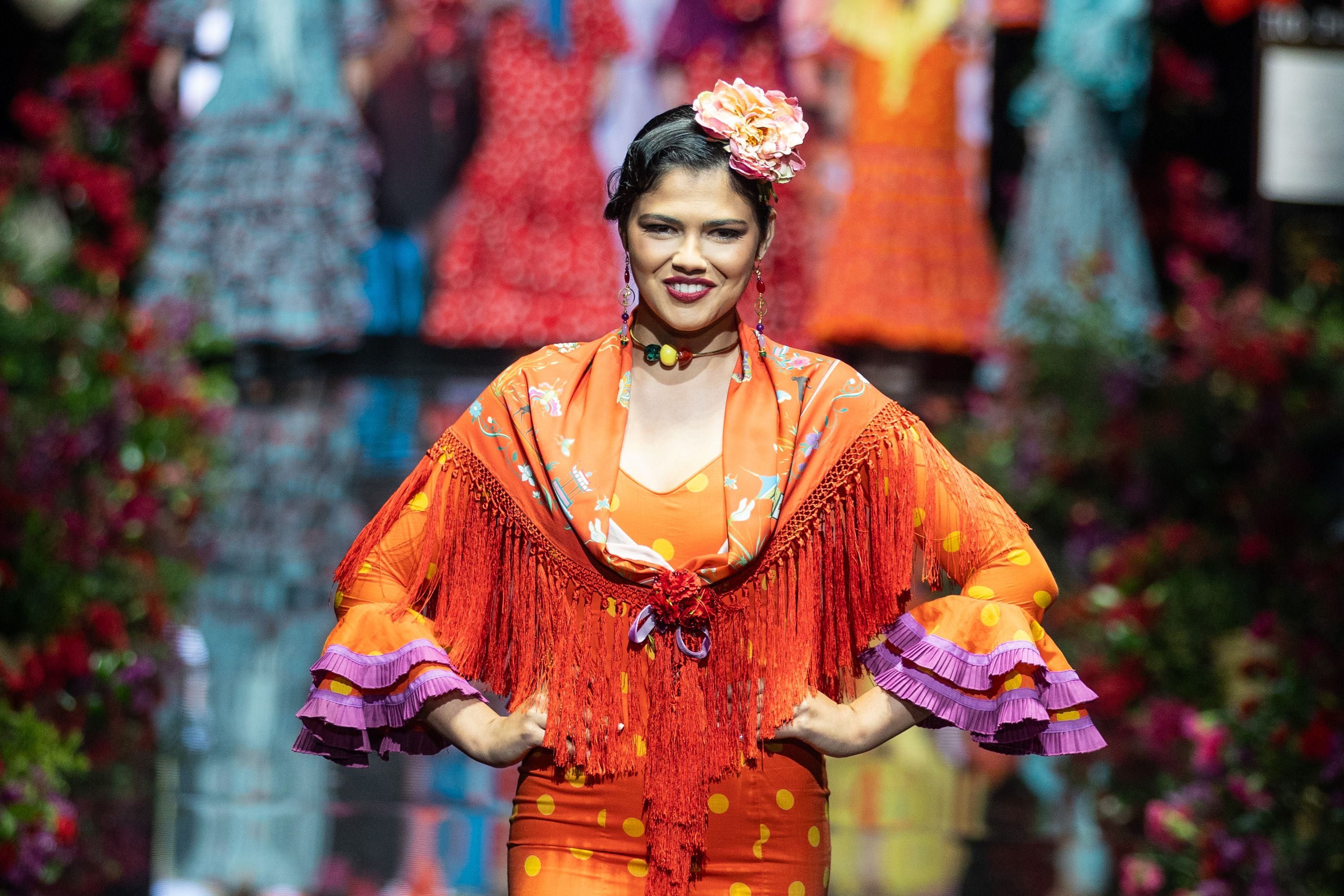 Delia Núñez con 'María Farolillo'