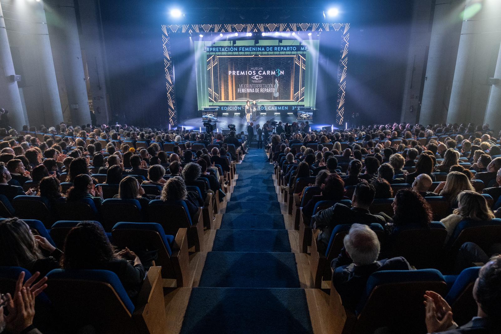 Una imagen de la gala de los Premios Carmen del cine andaluz.