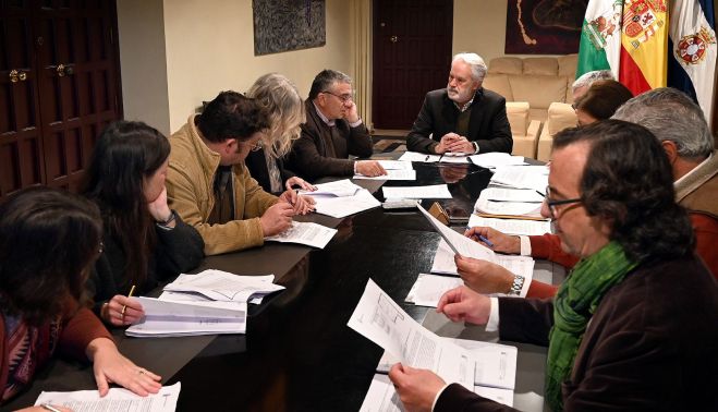 Imagen de la reunión de la Comisión de Patrimonio Histórico.