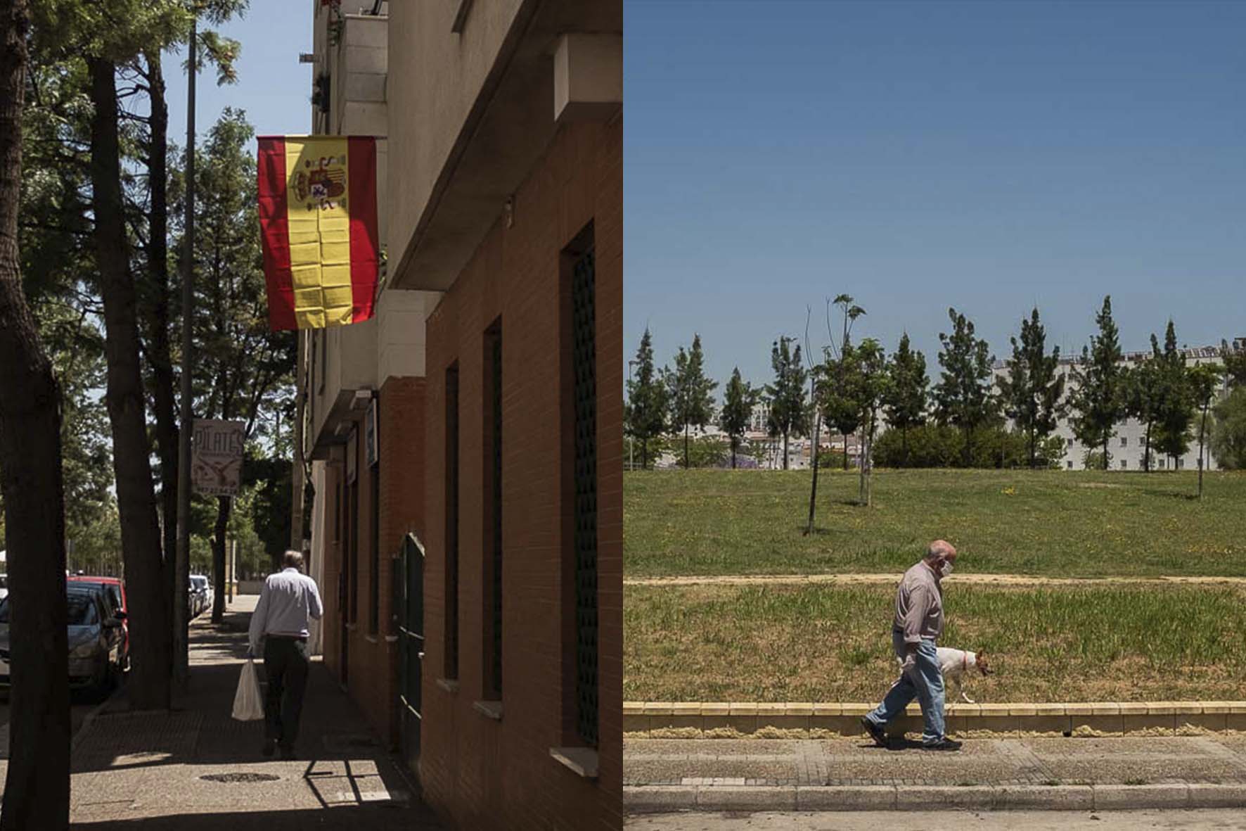 Dos barrios de Jerez, la zona de plaza del Caballo y la zona Sur. FOTO: MANU GARCÍA
