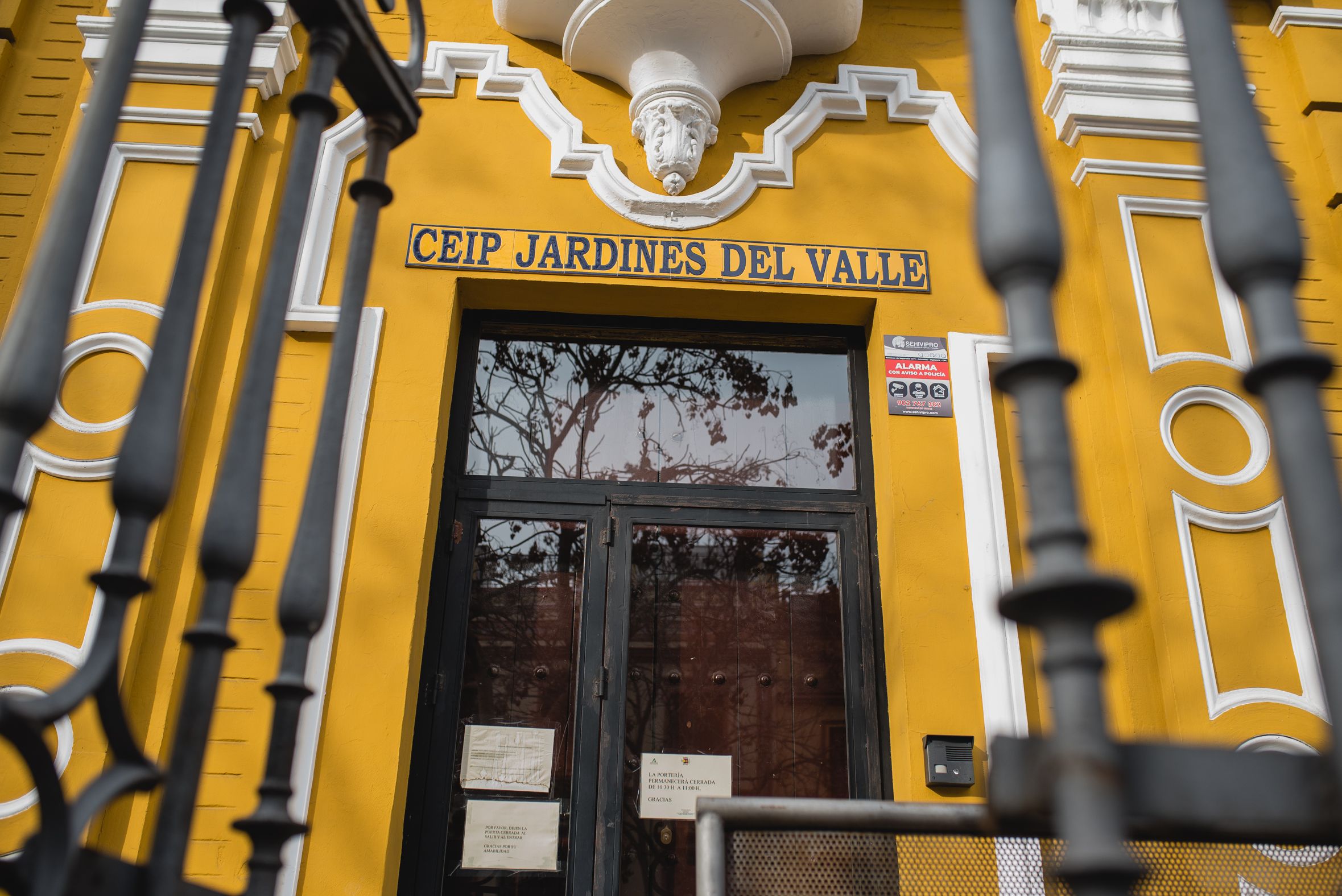 Imagen del CEIP Jardines del Valle, un colegio de Sevilla.