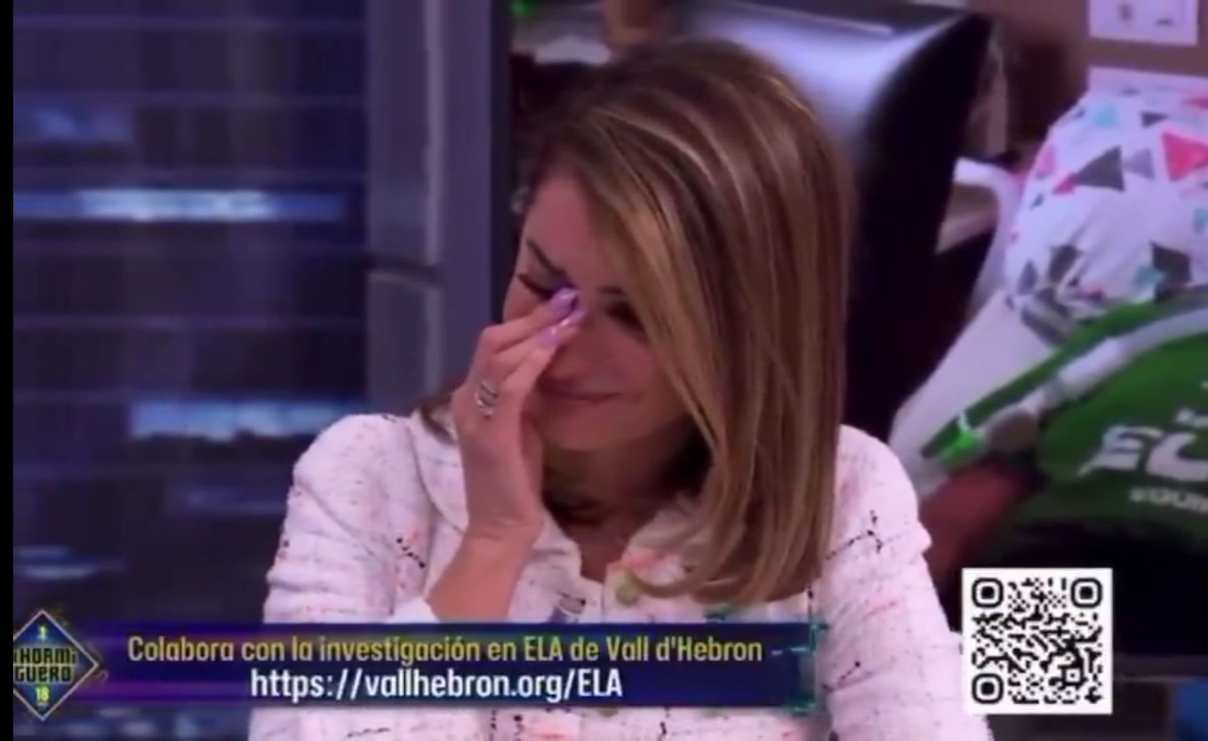 Penélope Cruz rompe a llorar en su aparición televisiva por su amigo enfermo de ELA.