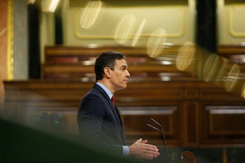 Pedro Sánchez, esta semana en el Congreso. FOTO: MONCLOA