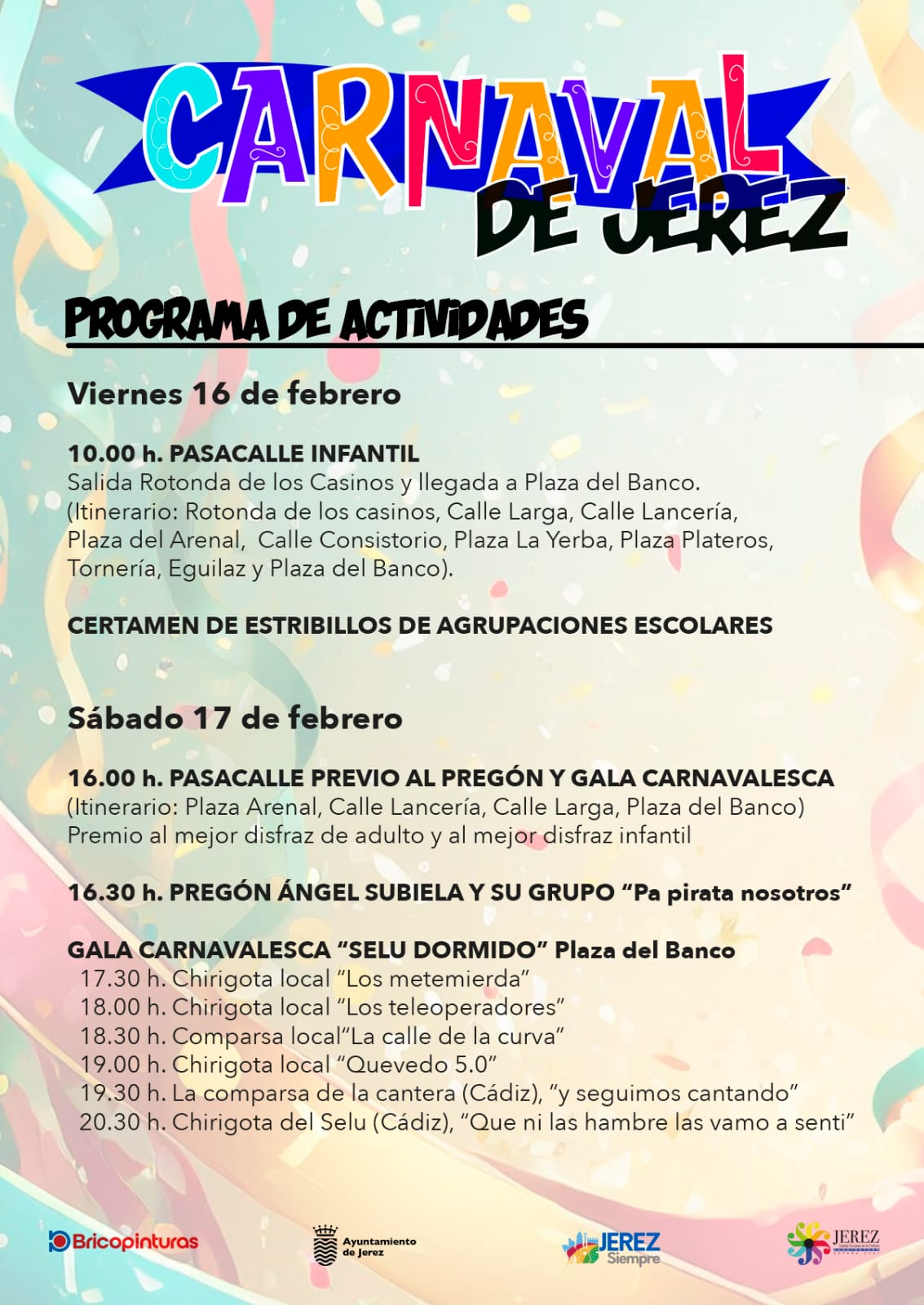 Programa de Carnaval.