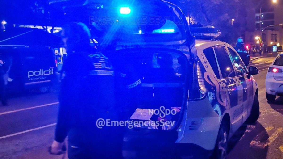 Imagen sobre el suceso ofrecida por la Policía. FOTO: Emergencias Sevilla