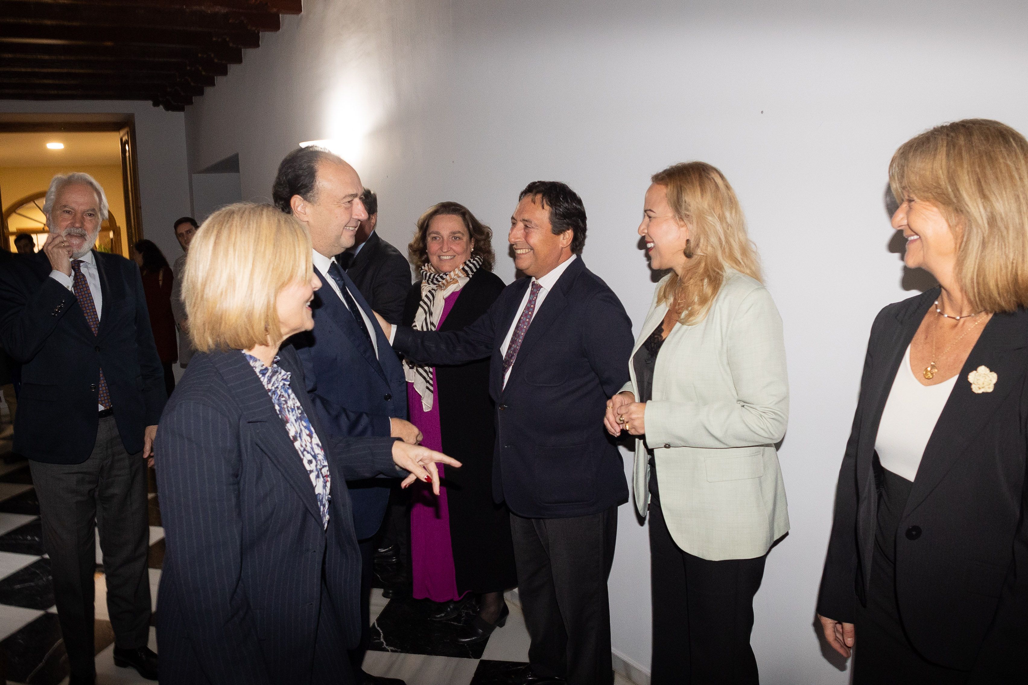 Visita de Casimiro Mantell Serrano, rector de la UCA al Ayuntamiento de Jerez