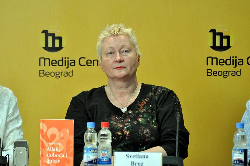 Svetlana Broz, autora de libro 'Buena gente en tiempos del mal'. FOTO: MEDIJA CENTAR BEOGRAD