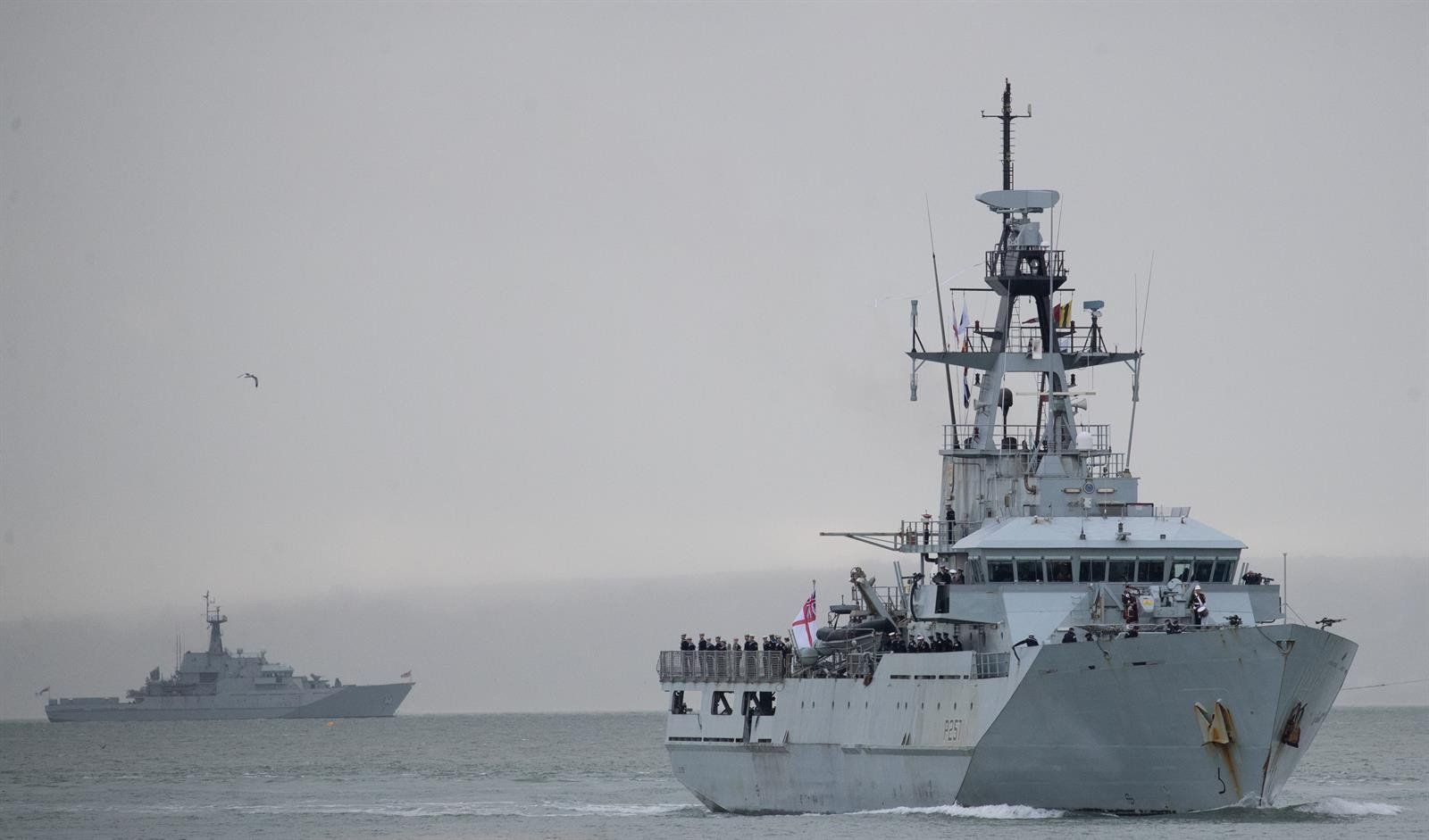 Buque de la Royal Navy HMS Clyde - Andrew Matthews/PA Wire/dpa - Archivo