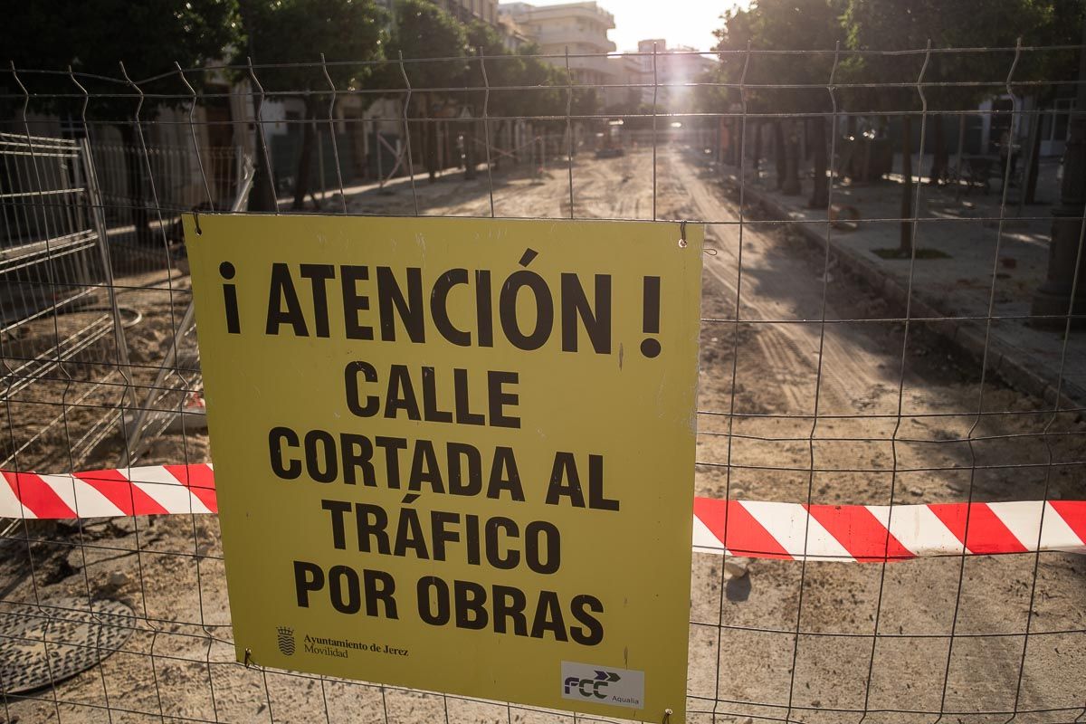 Obras en Corredera, en una imagen de archivo. FOTO: MANU GARCÍA