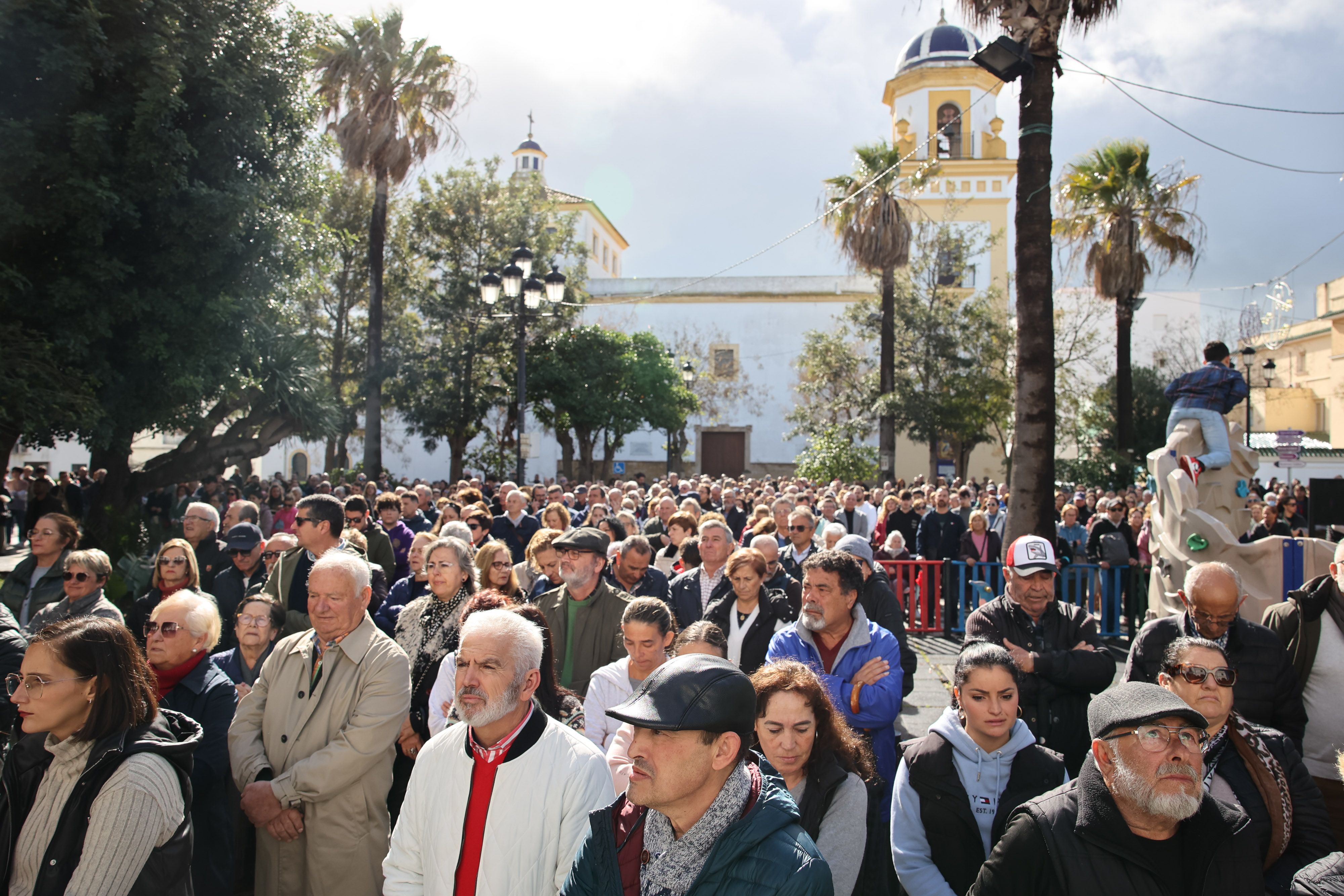 Una concentración reciente en Barbate, que pide la Especial Singularidad.