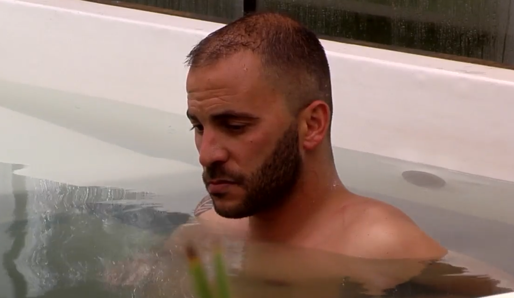 Antonio Tejado, sobrino de María del Monte, en el programa Gran Hermano VIP, tiempo atrás.