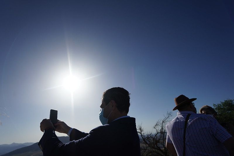 Moreno, este pasado miércoles, en una visita a Ronda.