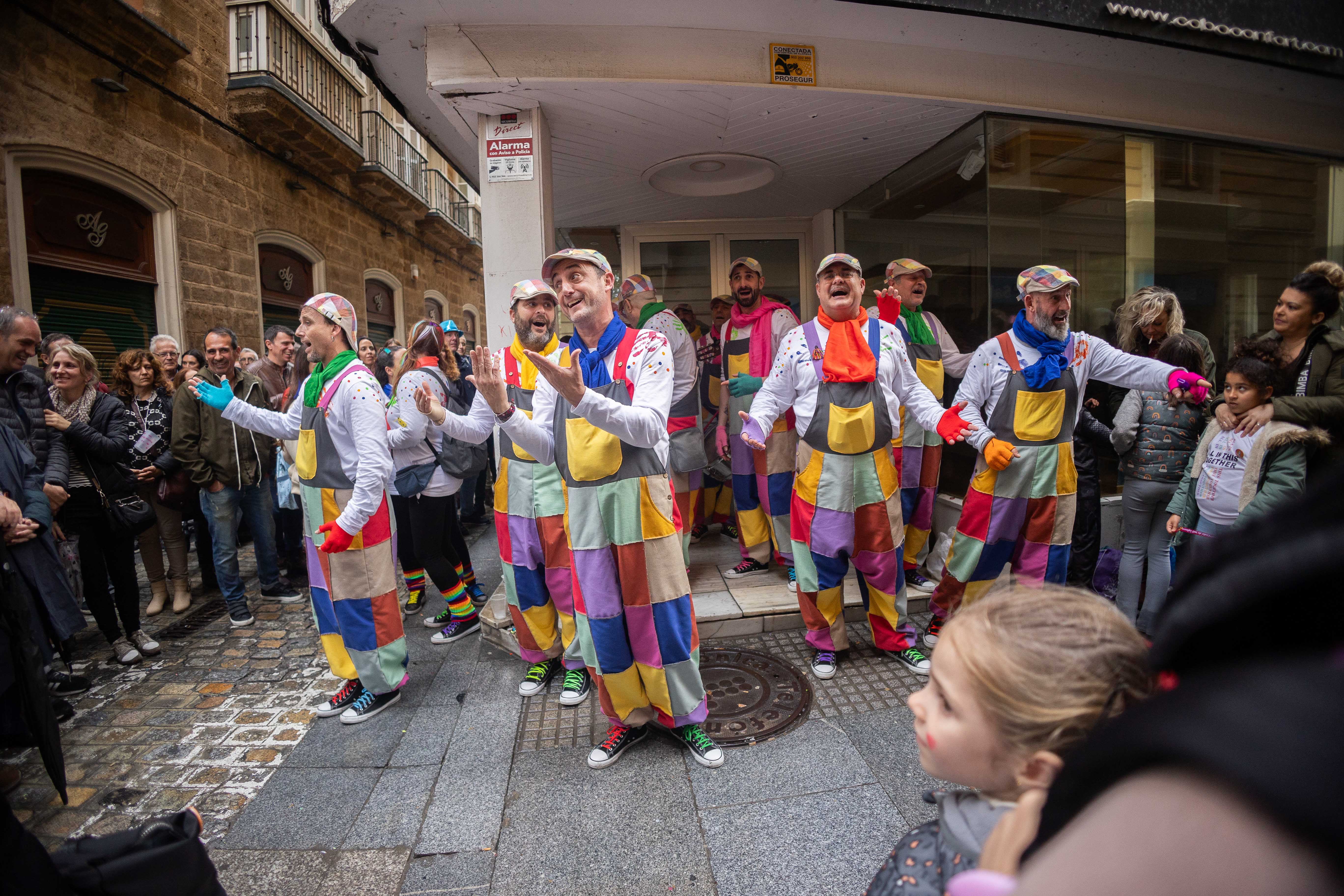 Una actuación en el Carnaval de Cádiz.