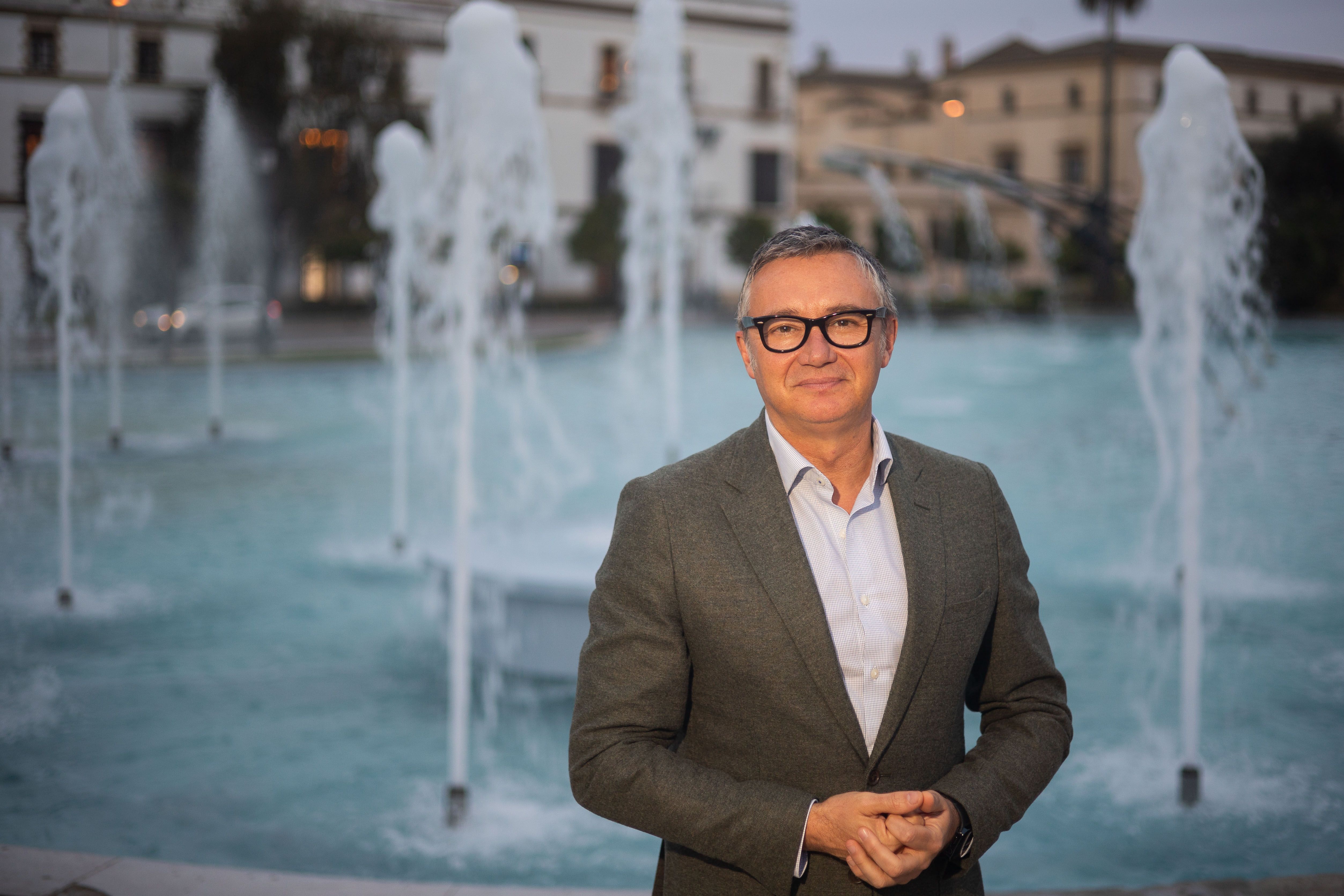 Manuel Gavira, portavoz de Vox en el Parlamento de Andalucía, tras la entrevista con lavozdelsur.es.