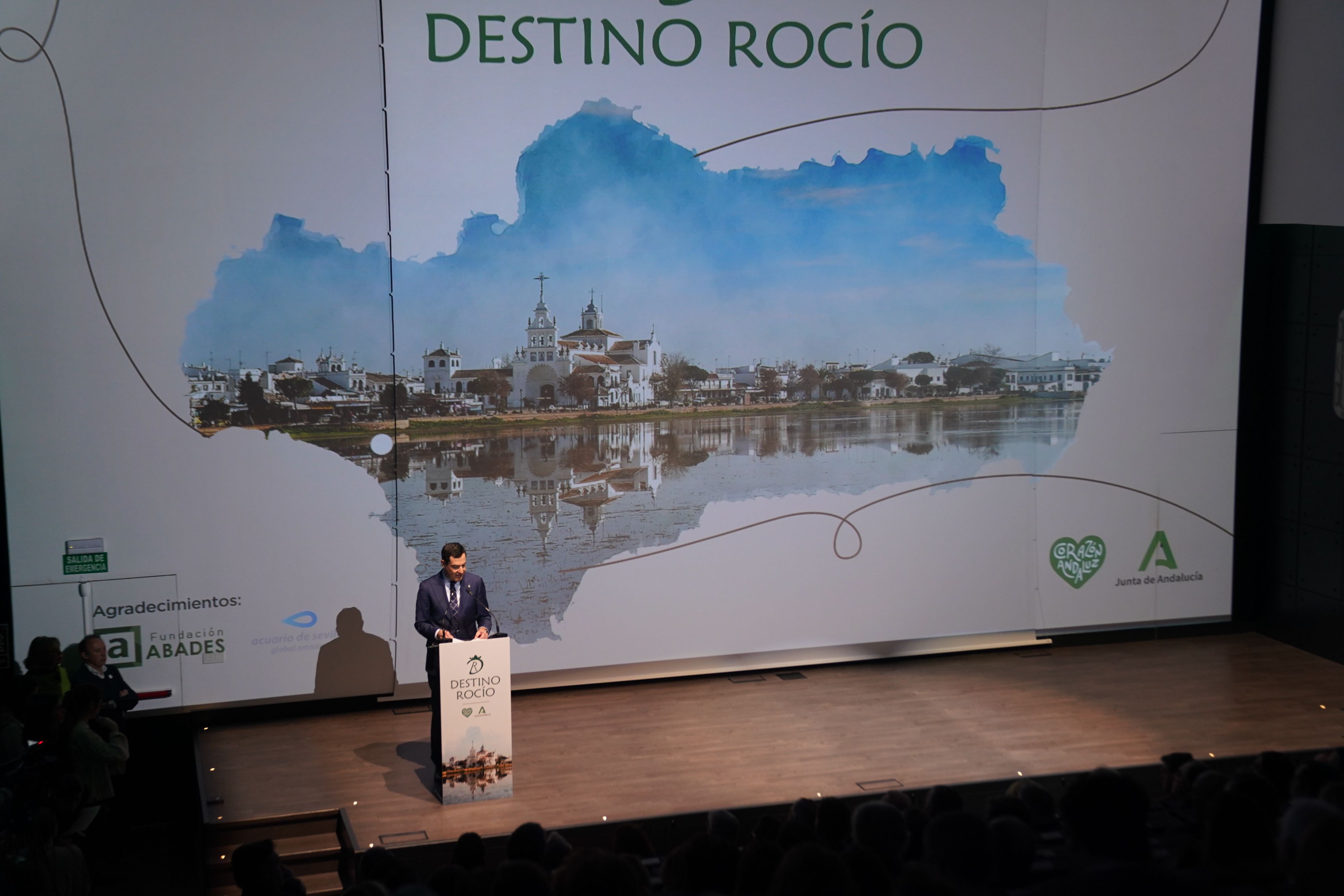 Moreno en la presentación de 'Destino Rocío', el proyecto de José Manuel Soto.