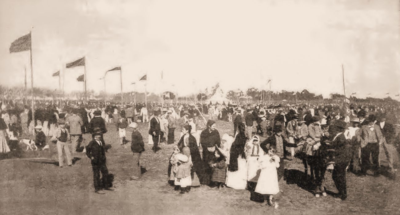 Una imagen de la histórica Fiesta del Árbol en Jerez.