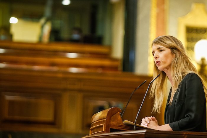 Cayetana Álvarez de Toledo, en el Congreso.