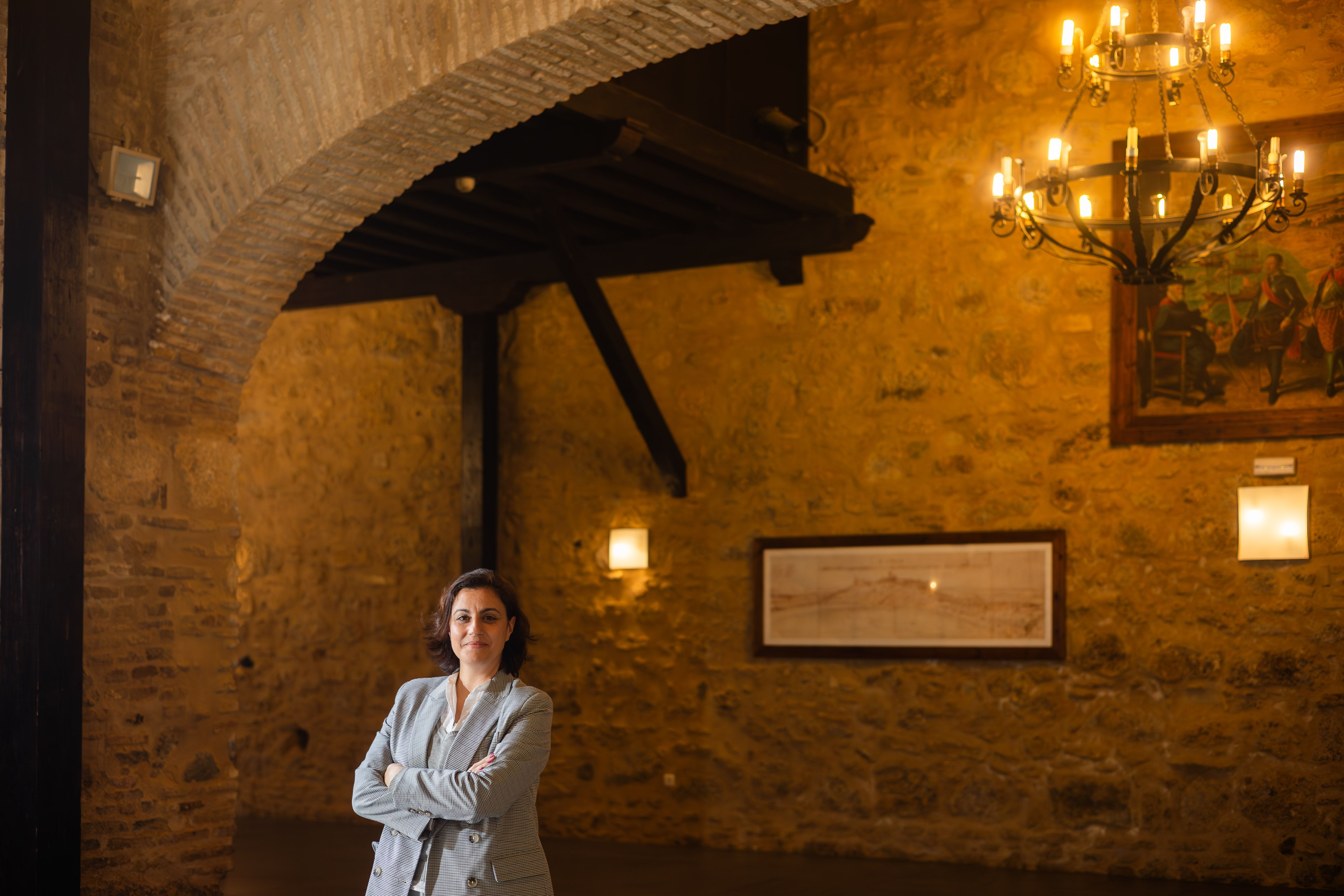 Carmen Jurado, gestora cultural que trabaja en el Castillo de Santiago en Sanlucar desde 2007.