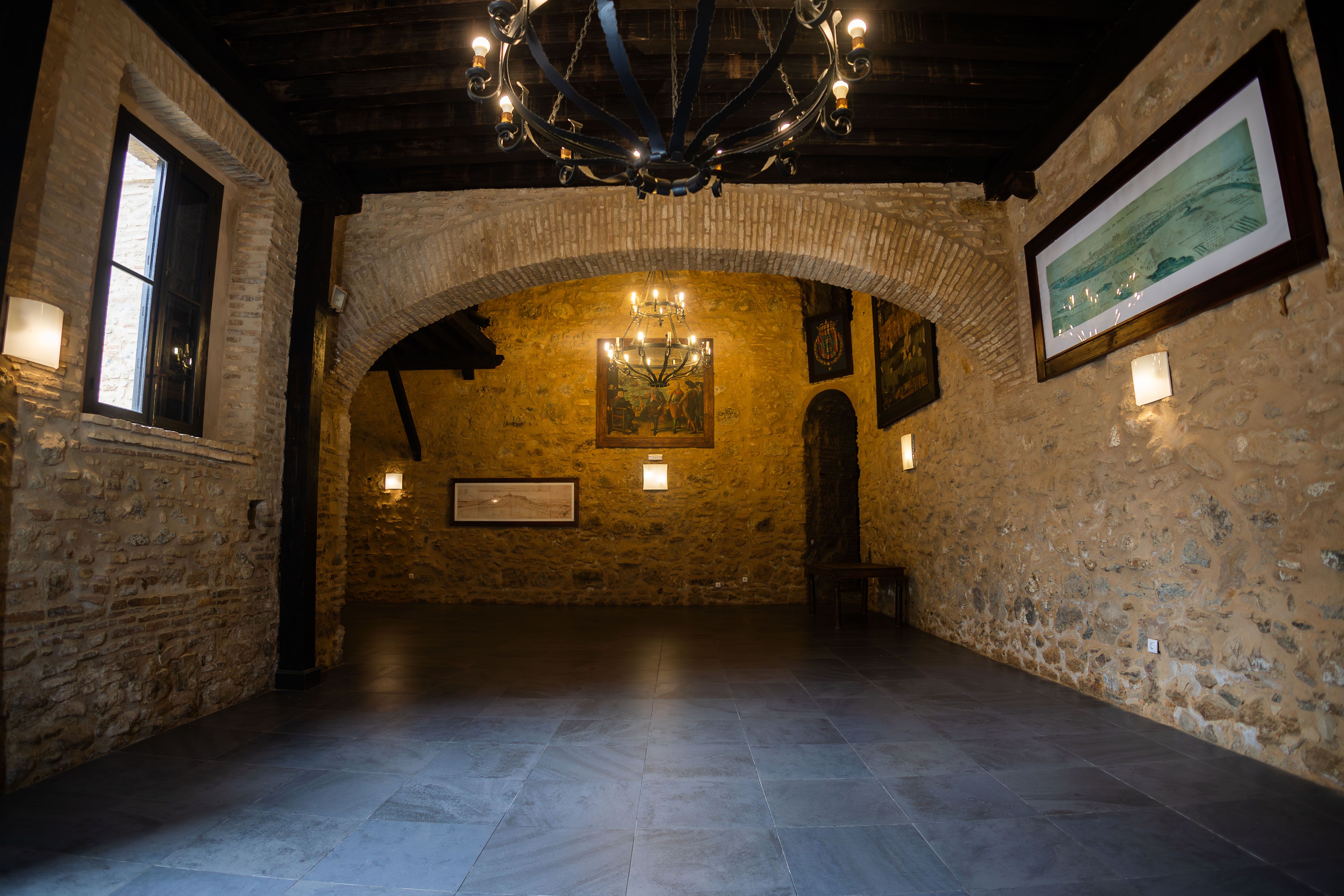 El castillo de Santiago en Sanlúcar por dentro