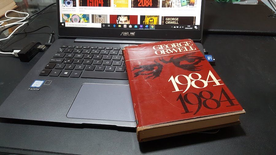 El libro '1984', de George Orwell.