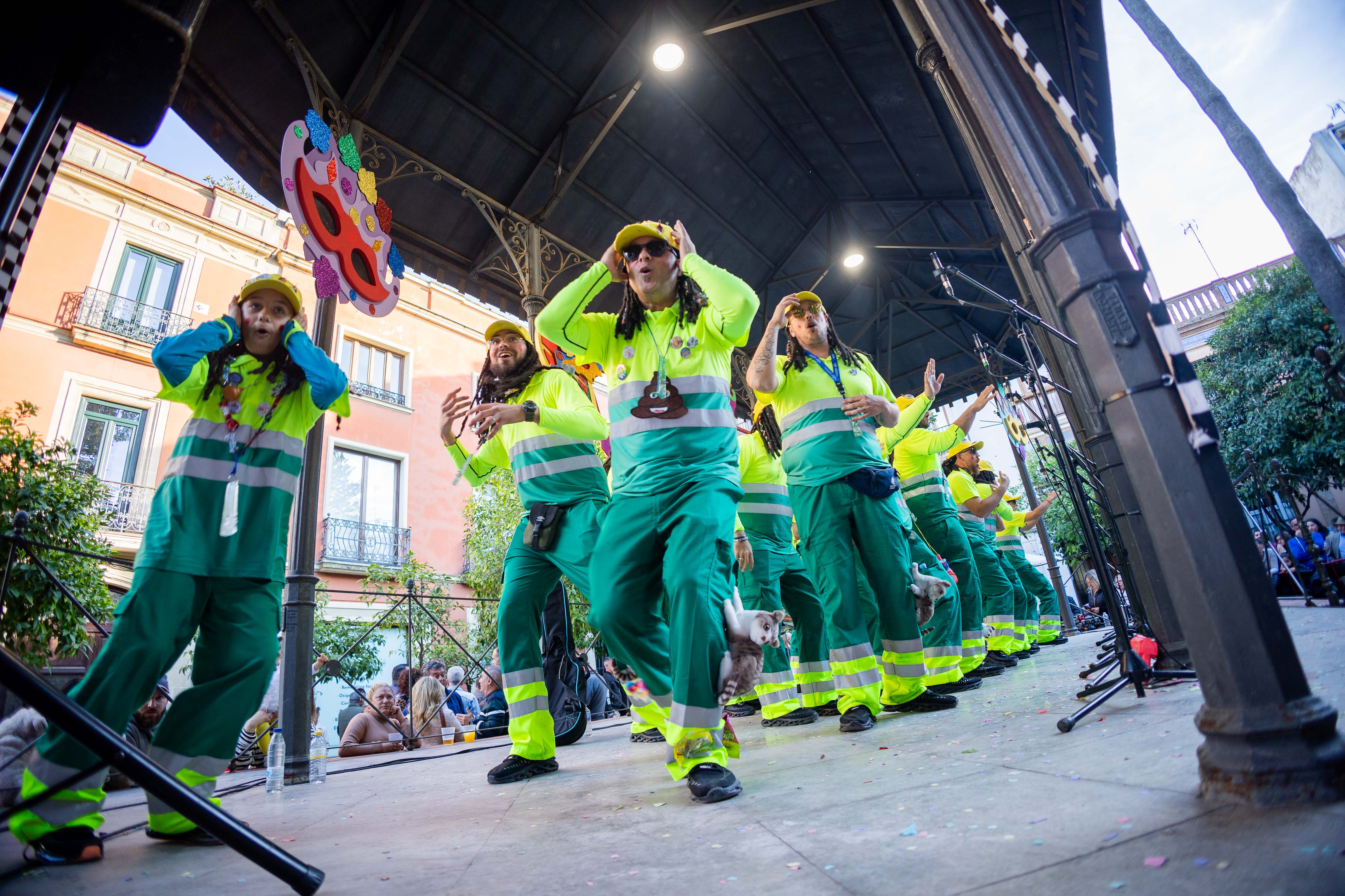 El carnaval llega al centro de Jerez