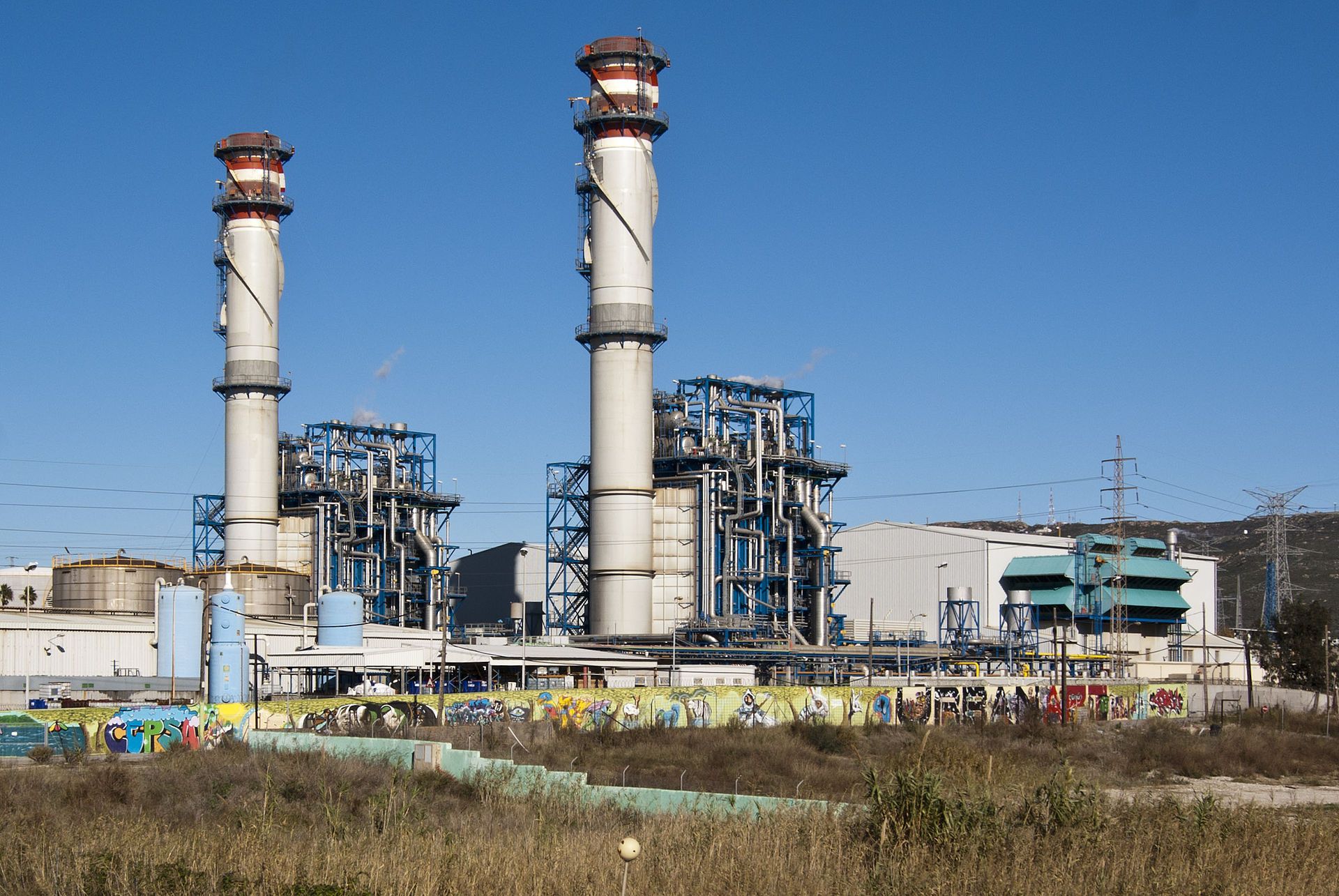Central térmica de ciclo combinado de Campo de Gibraltar en San Roque, Cádiz.