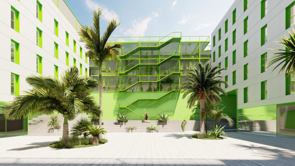El polígono exterior de la Zona Franca tendrá una residencia de estudiantes en Cádiz.