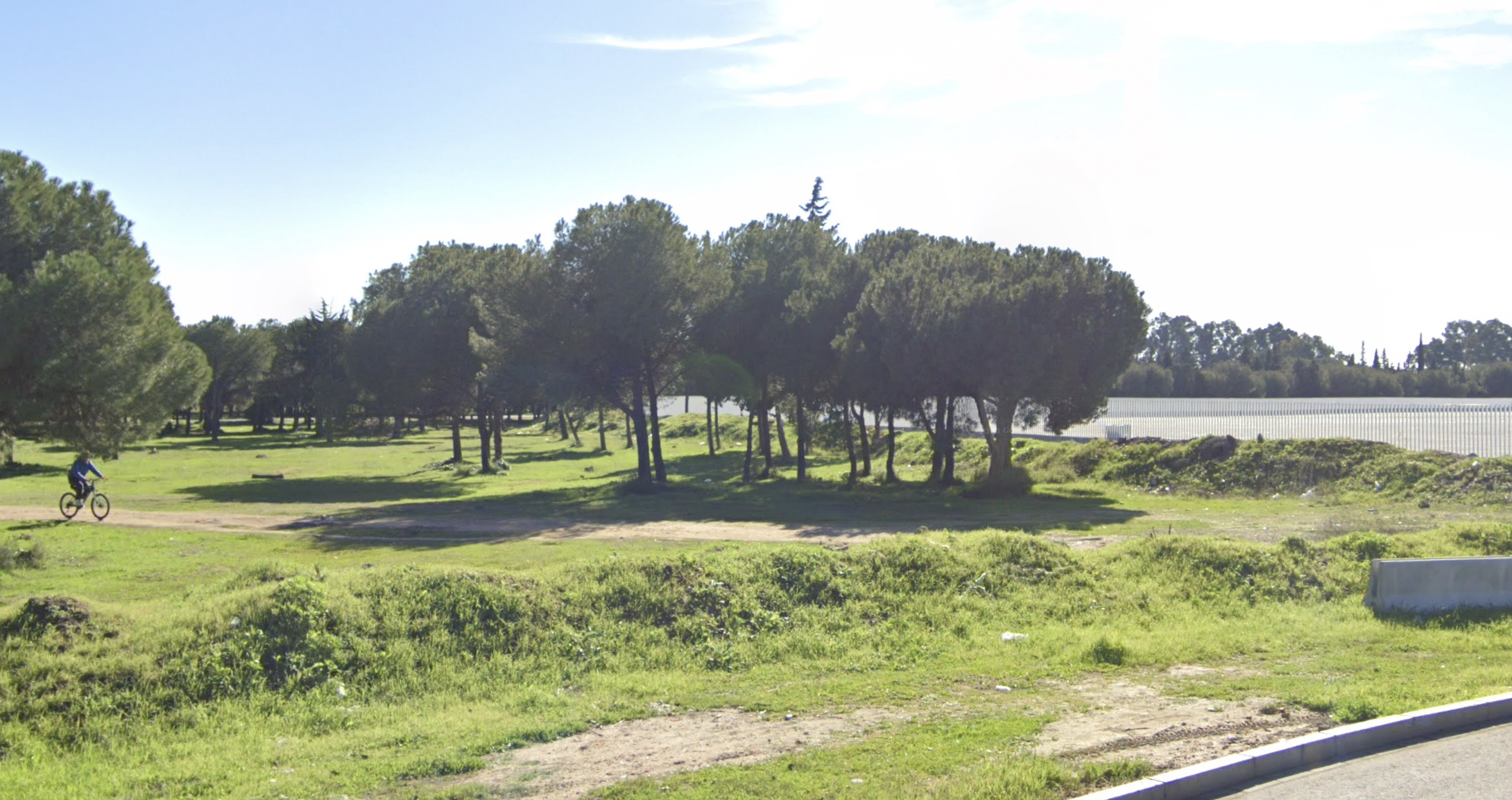 El entorno del mercadillo de Parque Alcosa, en Sevilla.