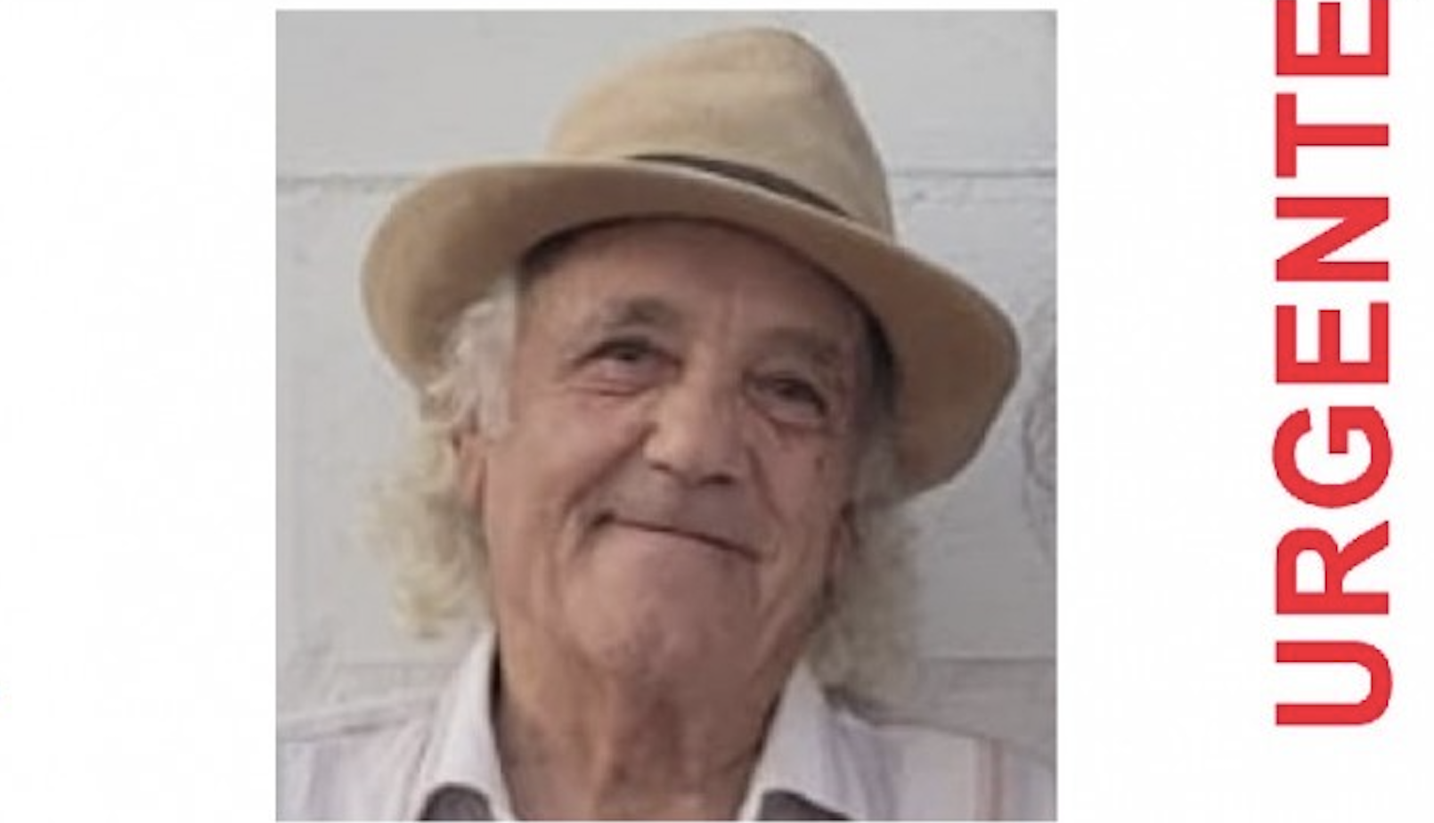 La imagen difundida para dar con el anciano desaparecido en San Fernando.