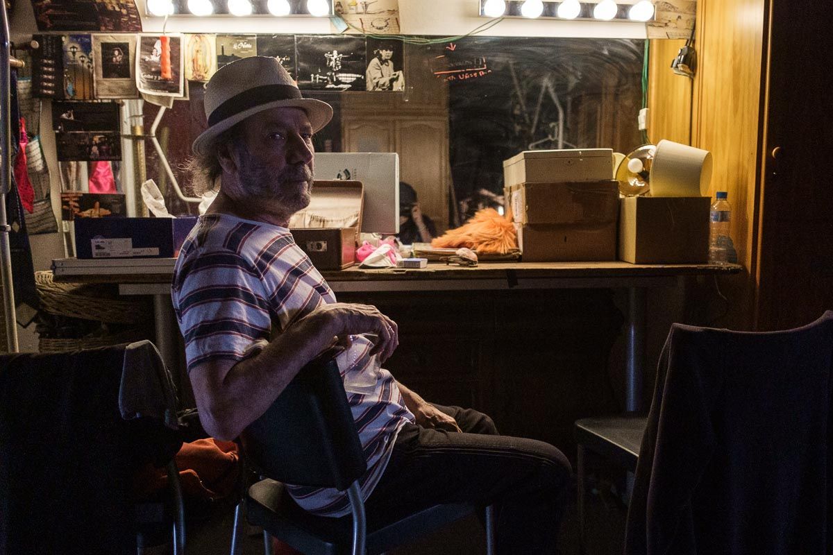 Gaspar López Campuzano, en la Sala La Quemá, tras un ensayo en estado de alarma. FOTO: MANU GARCÍA