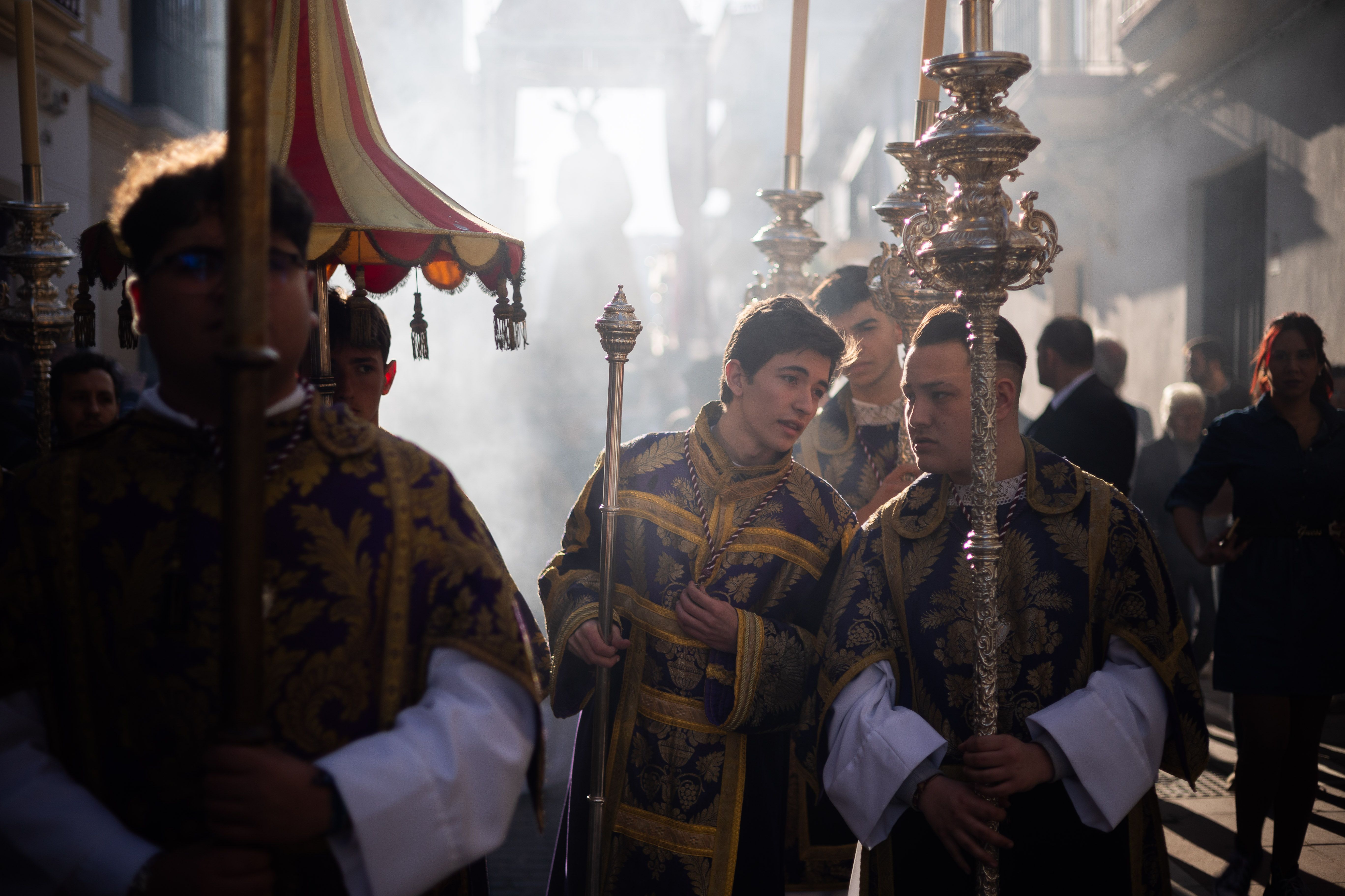 Imágenes del Vía Crucis de la Unión de Hermandades  de Jerez