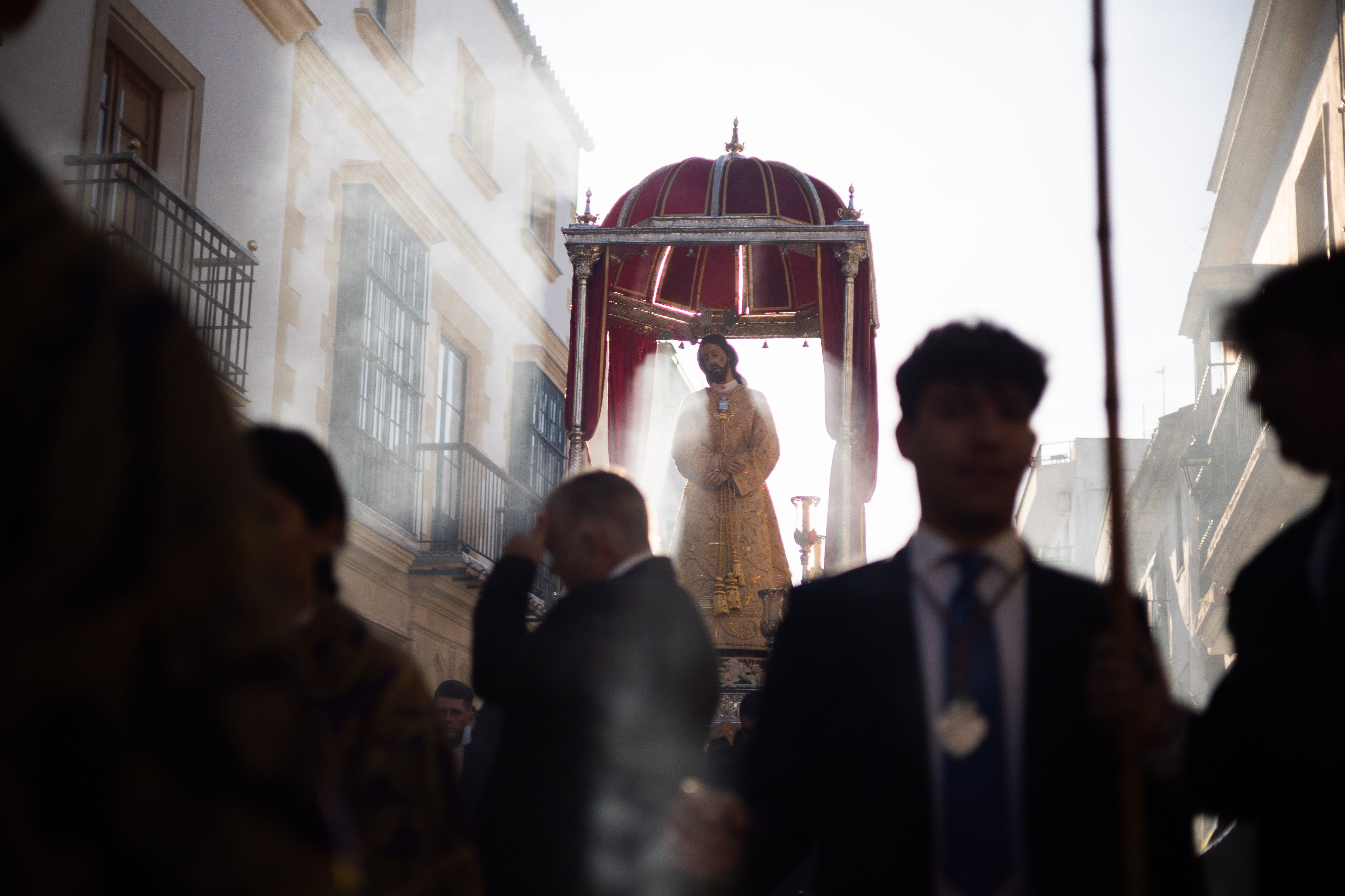 Imágenes del Vía Crucis de la Unión de Hermandades  de Jerez