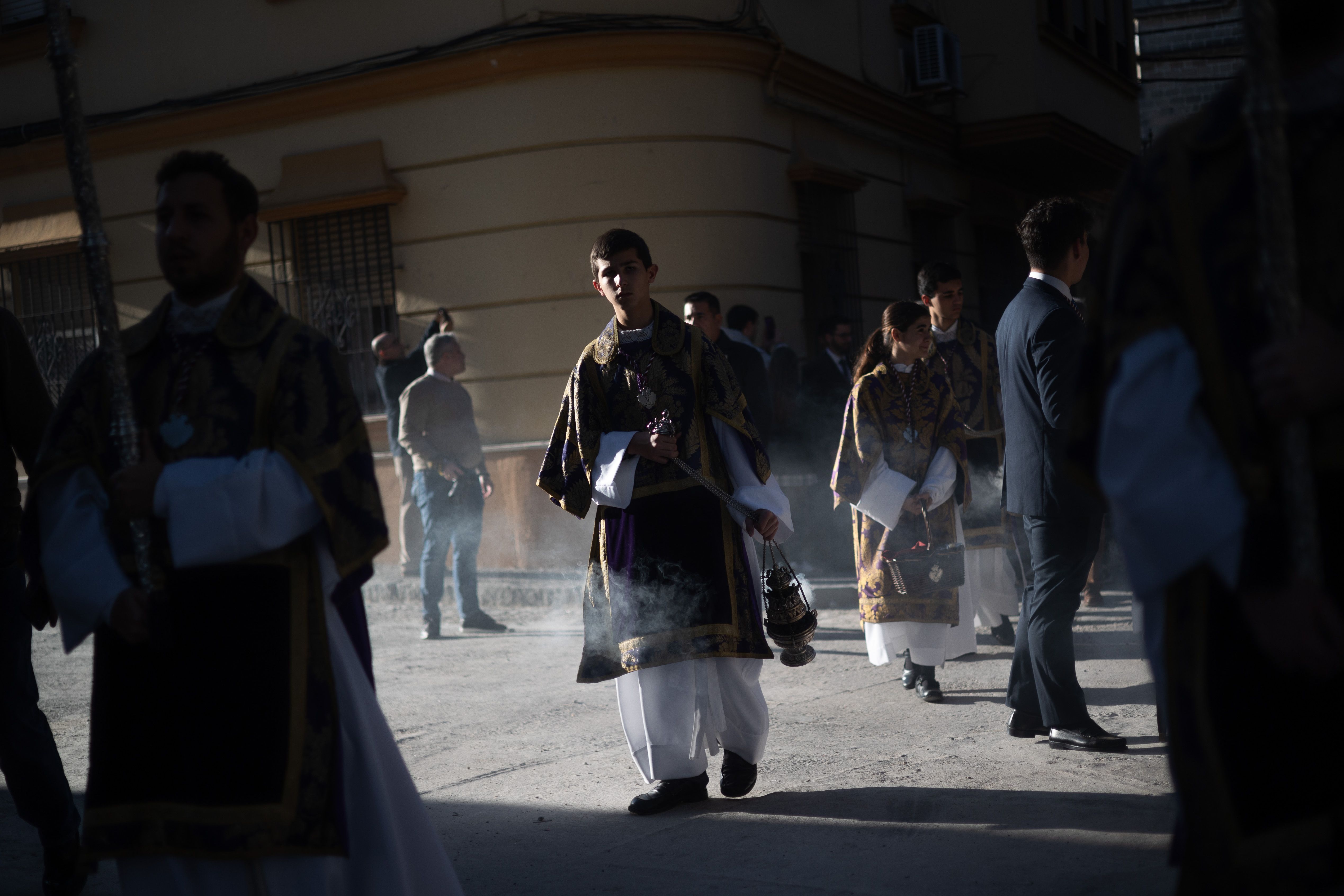Imágenes del Vía Crucis de la Unión de Hermandades  de Jerez
