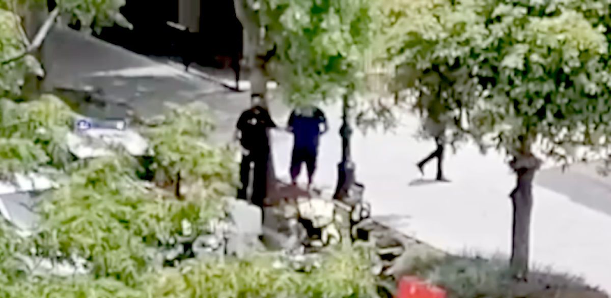 Un momento del suceso en Marbella. FOTO: MarbellaSeQueja