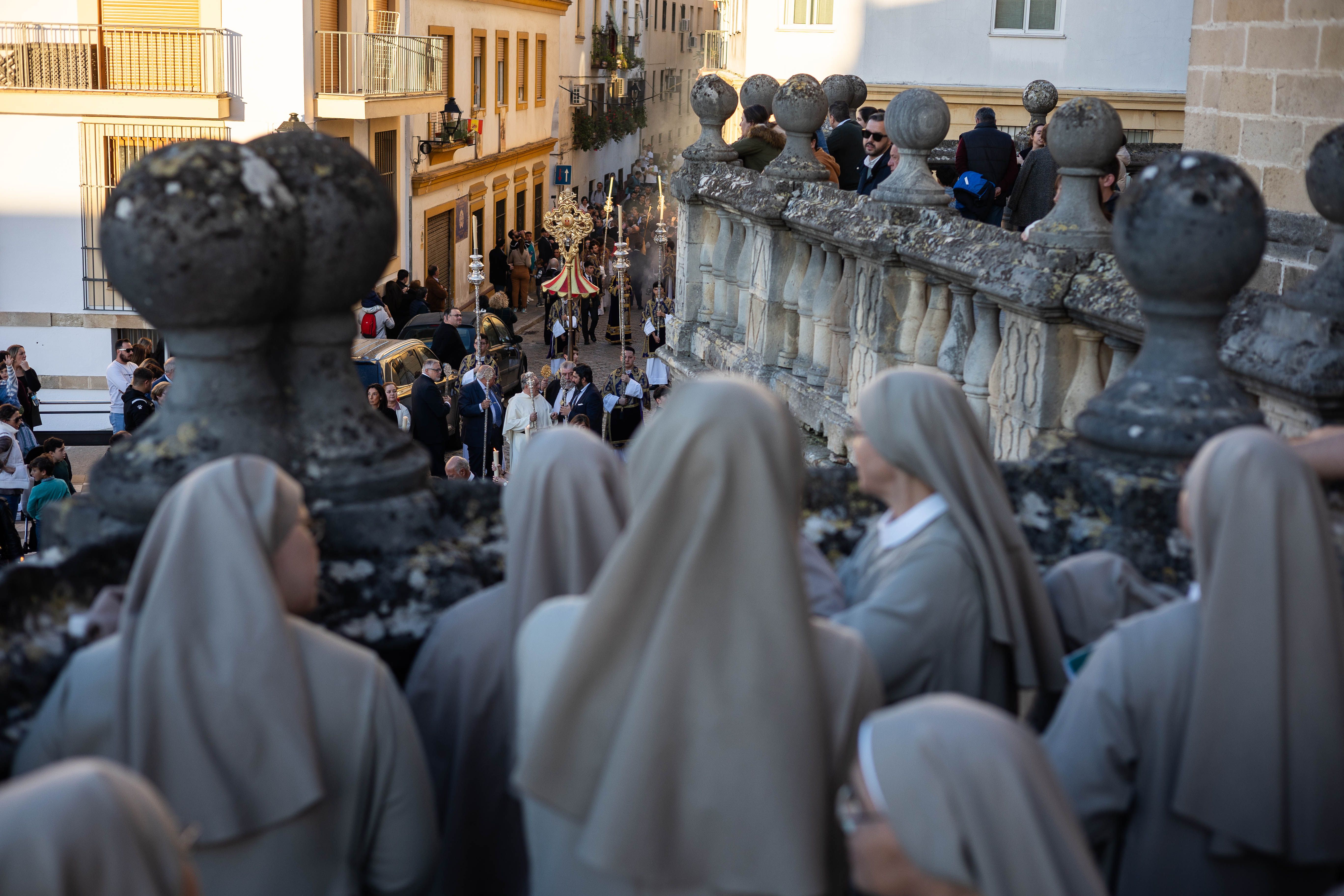 Imágenes del Vía Crucis de la Unión de Hermandades  de Jerez