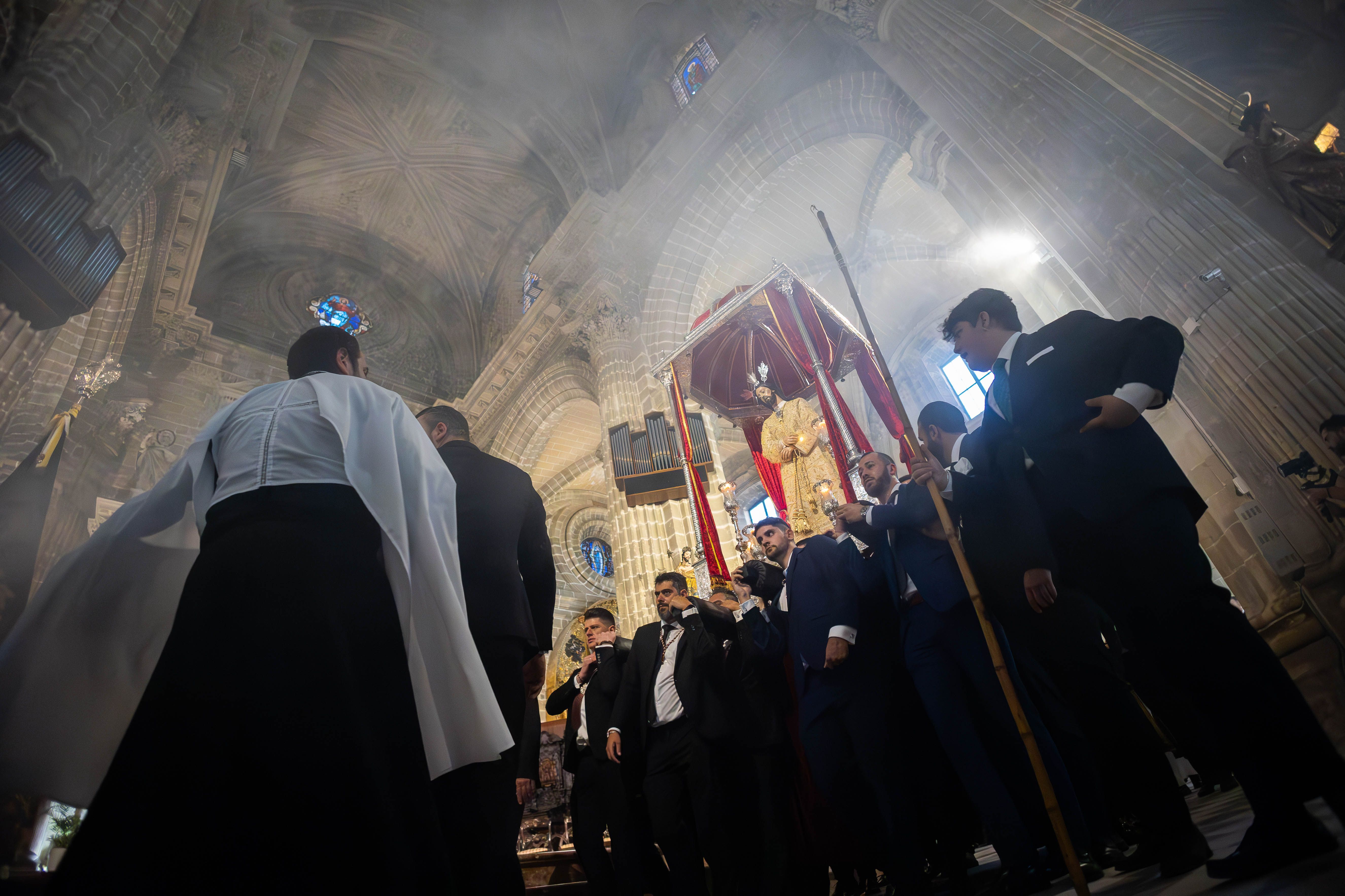 Imágenes del Vía Crucis de la Unión de Hermandades  de Jerez