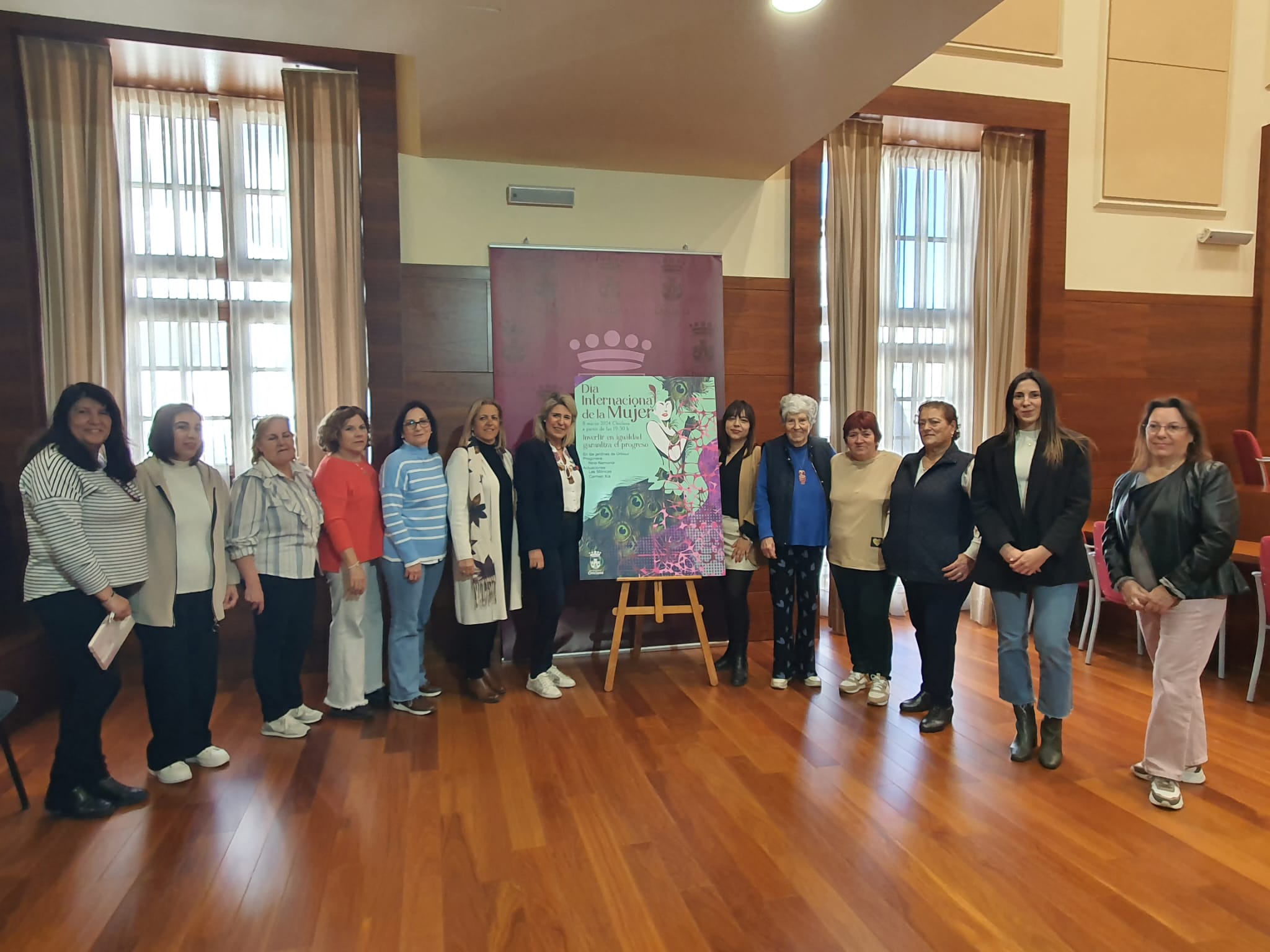 Presentación de los actos por el Día Internacional de la Mujer en Chiclana.