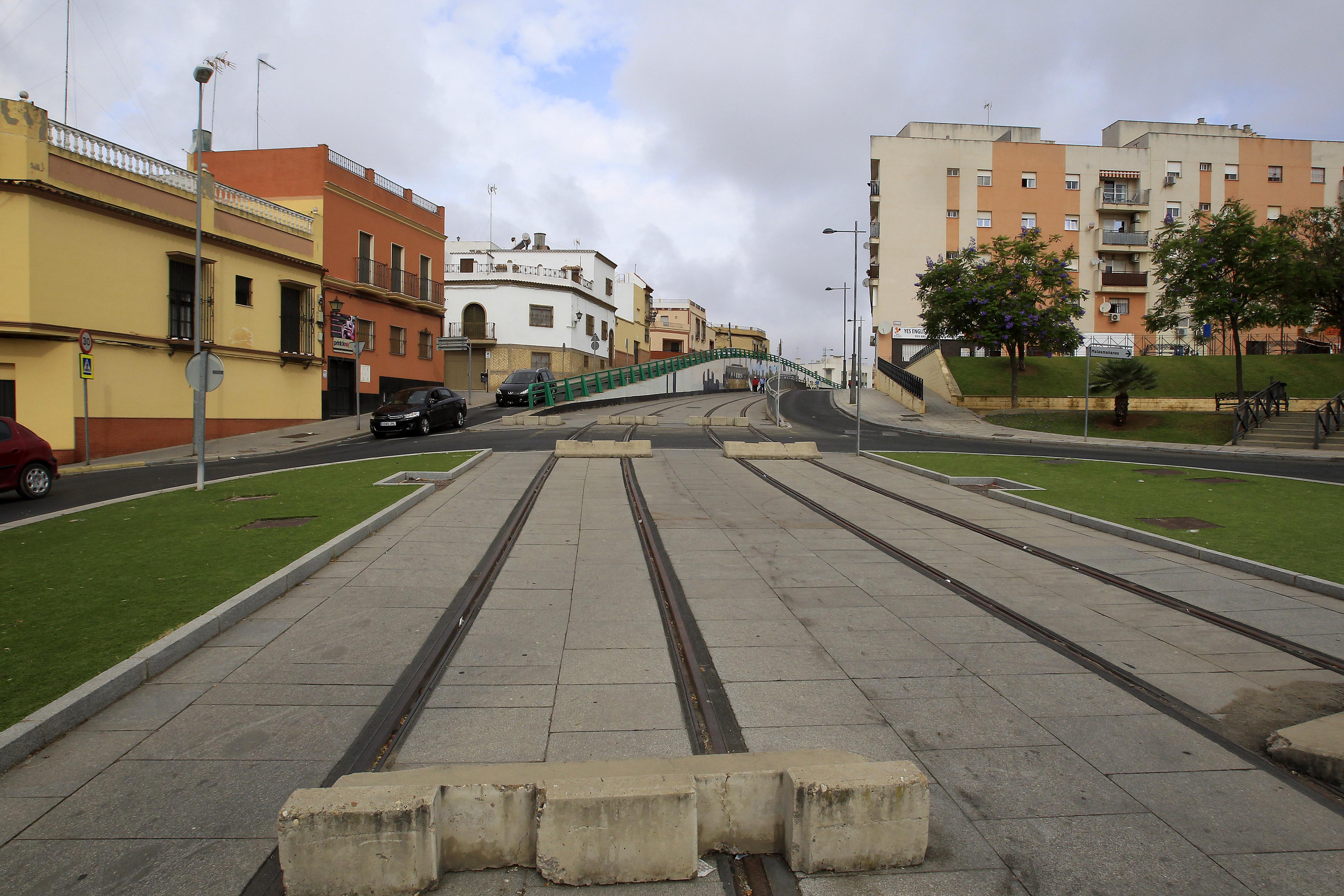 Un tramo del tranvía de Alcalá, en una imagen de archivo.