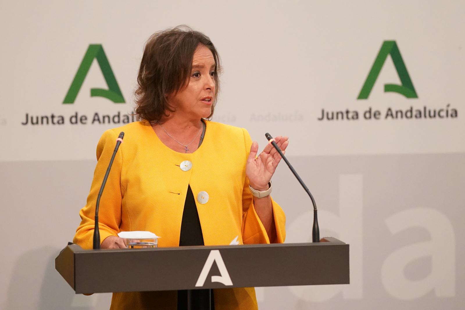 Catalina García, consejera de Salud de la Junta.